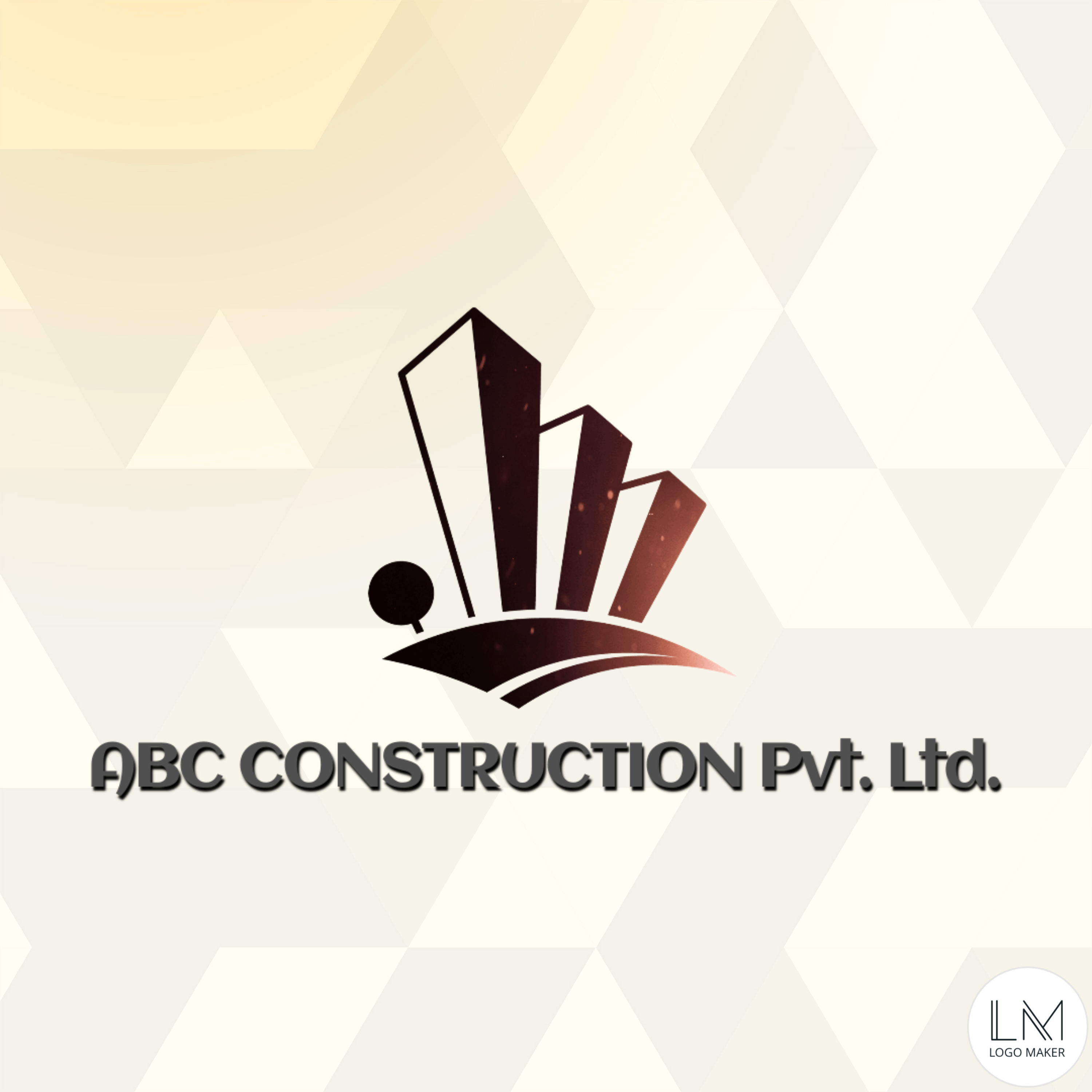 ABC CONSTRUCTION Pvt. Ltd. Logo Design Inspiration 198571 by