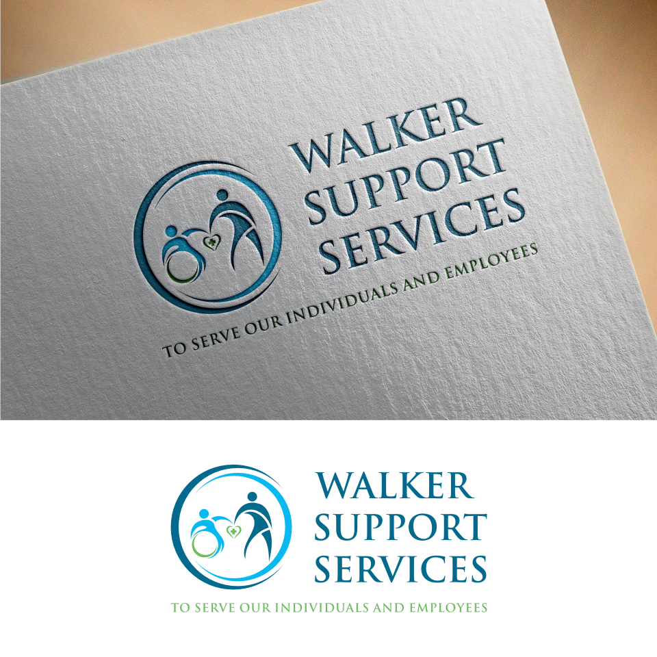 walker support services by Dhonna Zhang walker support services in Logo Design Inspiration by Dhonna Zhang