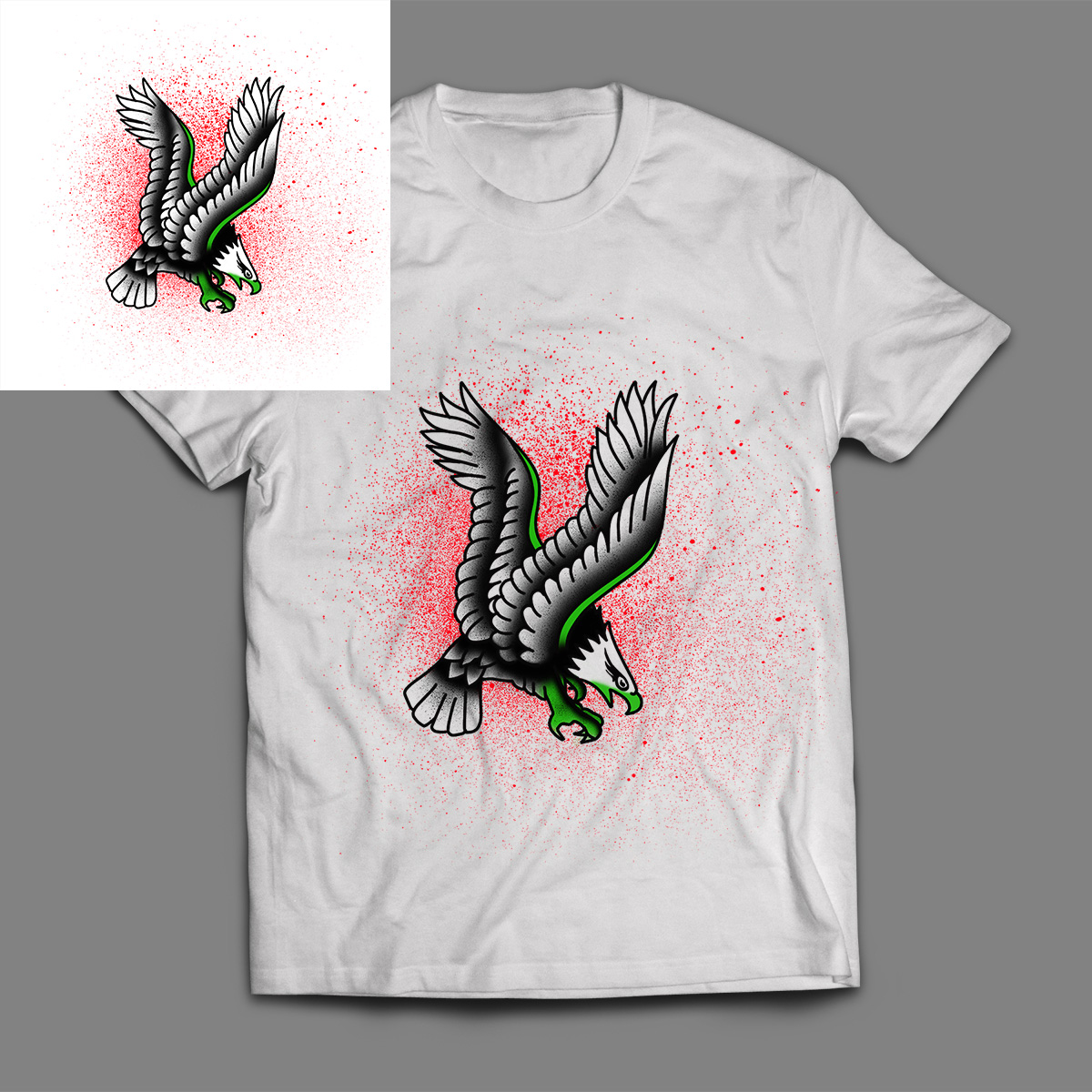 Eagle T-shirt by Mejiku Eagle T-shirt in T-Shirt Design Inspiration by Mejiku
