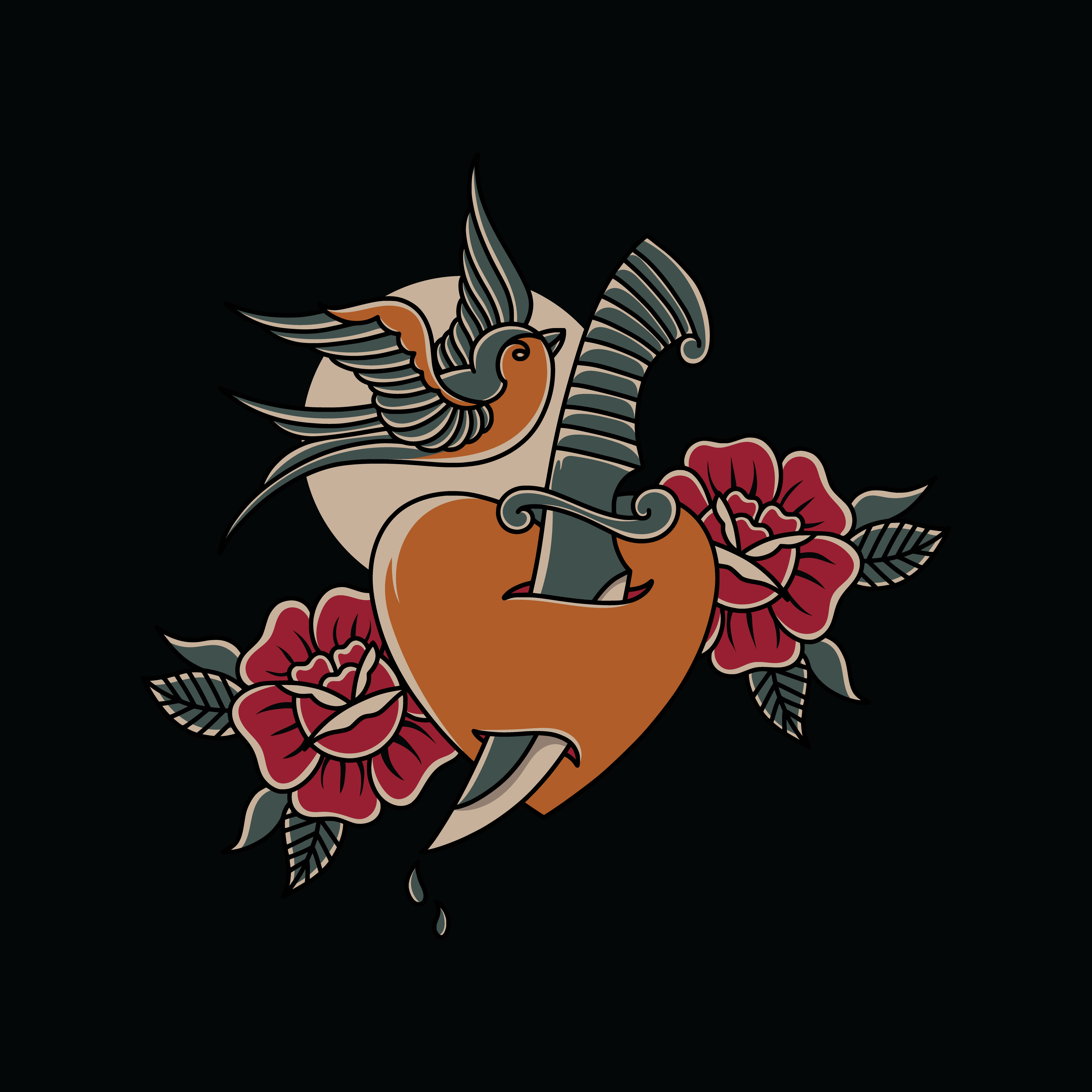 dagger love by Mejiku dagger love in Tattoo designs Inspiration by Mejiku