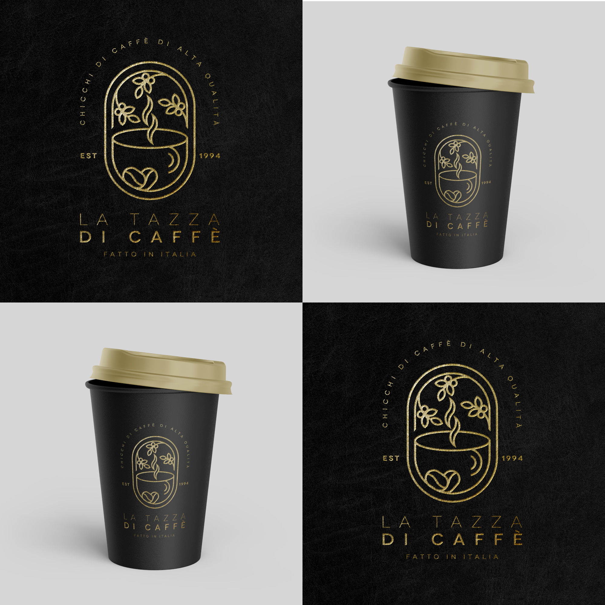 Coffee cup and logo by Dobrica Teodosic Coffee cup and logo in Logo Design Inspiration by Dobrica Teodosic