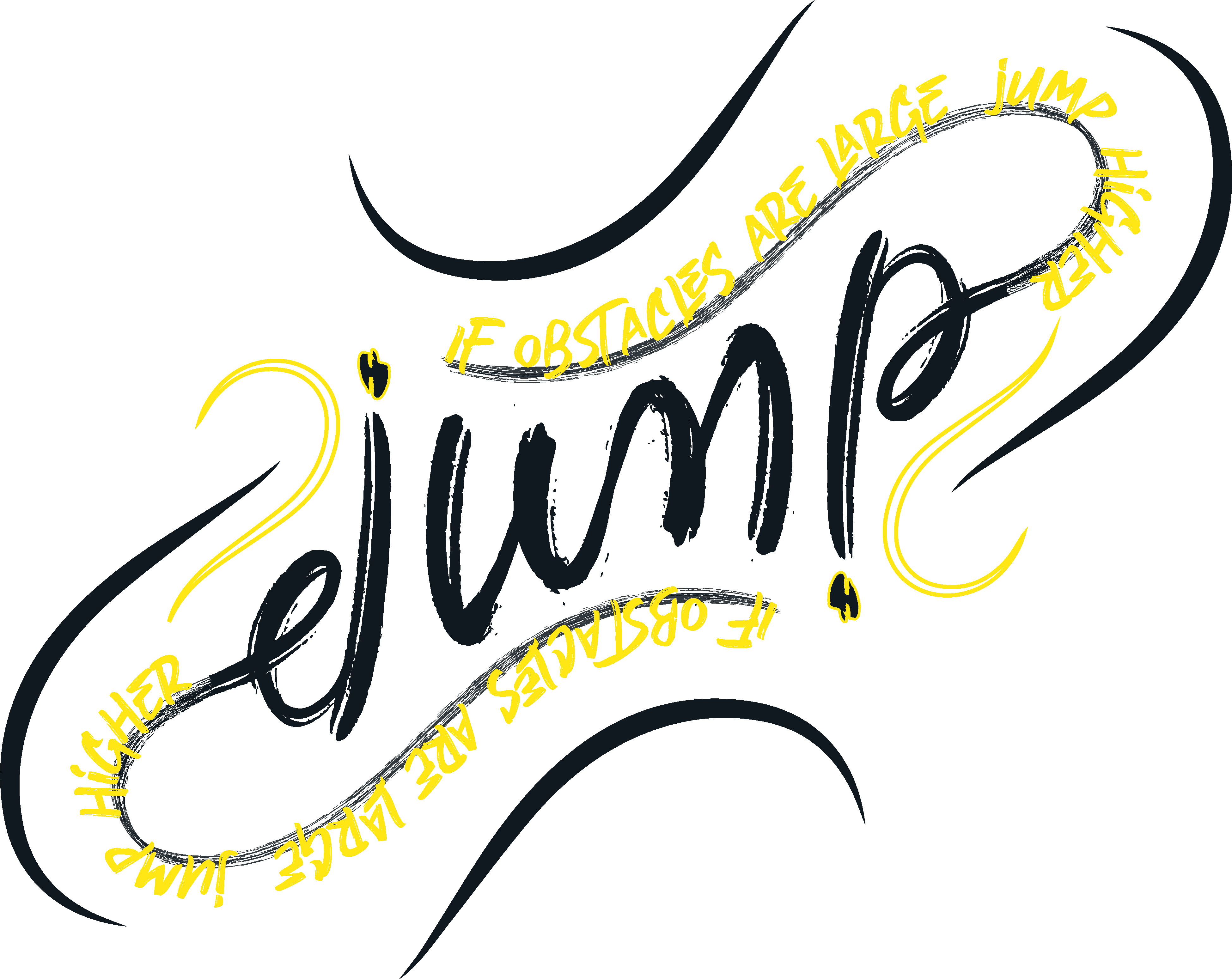 JUMP AMBIGRAM DESIGN in Digital Art Inspiration by Reed One