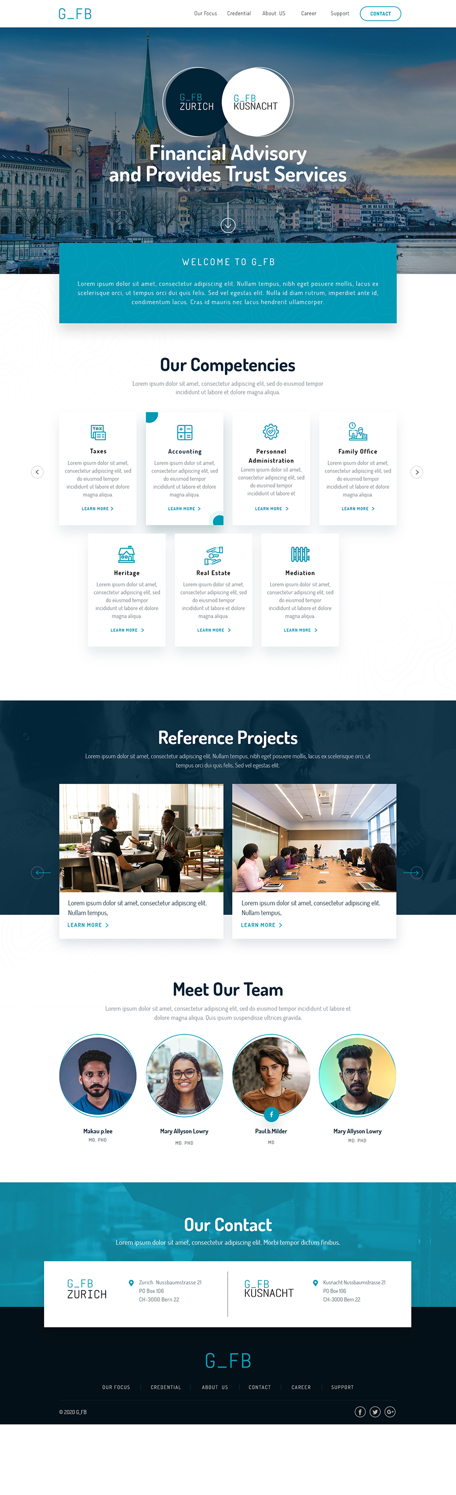 Financial advisor in Website Design Inspiration by Khimadri66