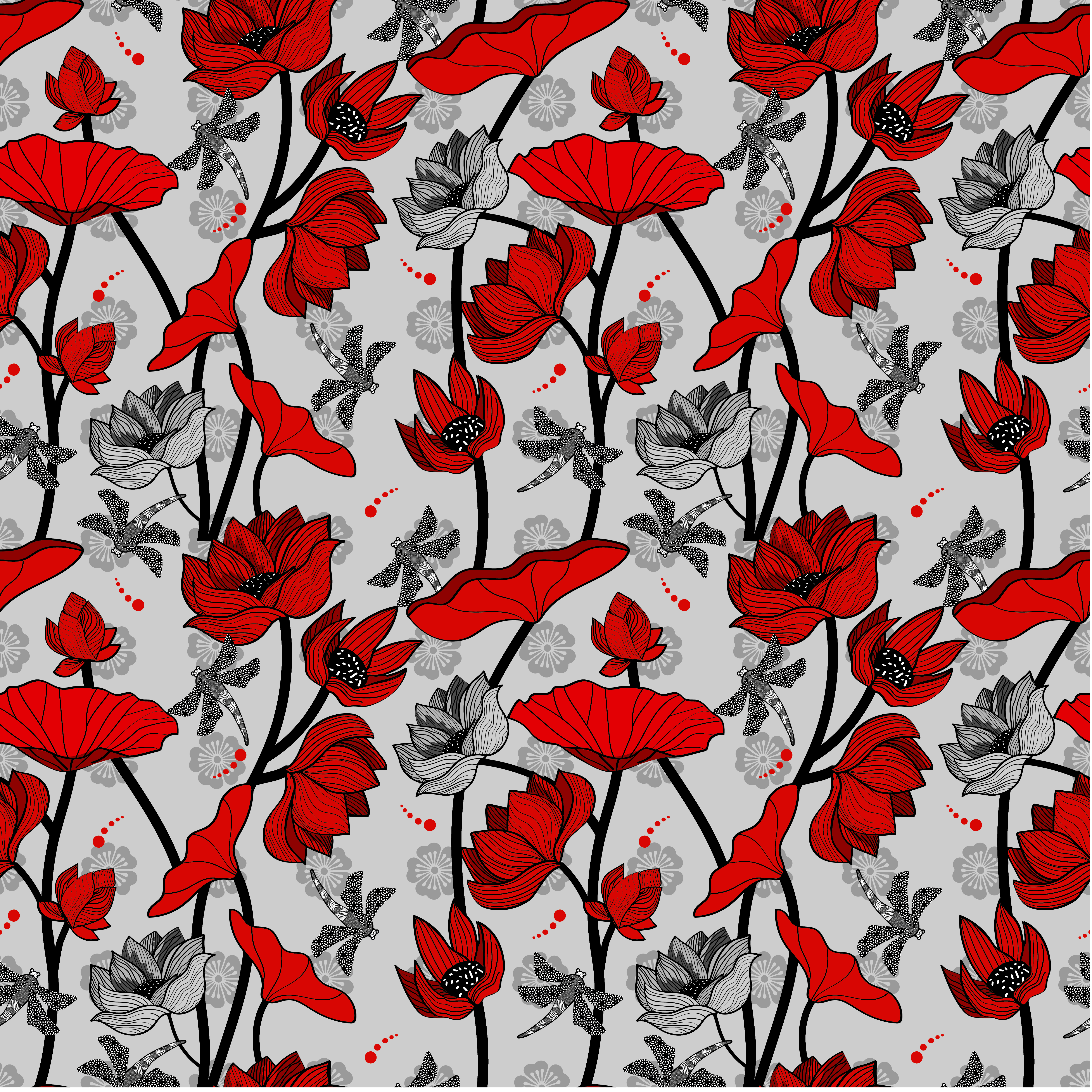 Lotus flowers by Mercedes Ibarguren Lotus flowers in Drawing & Sketching Inspiration by Mercedes Ibarguren