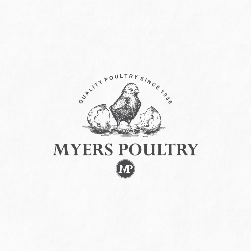 Myers Poultry Logo Design BY Sett 94827 Designhill