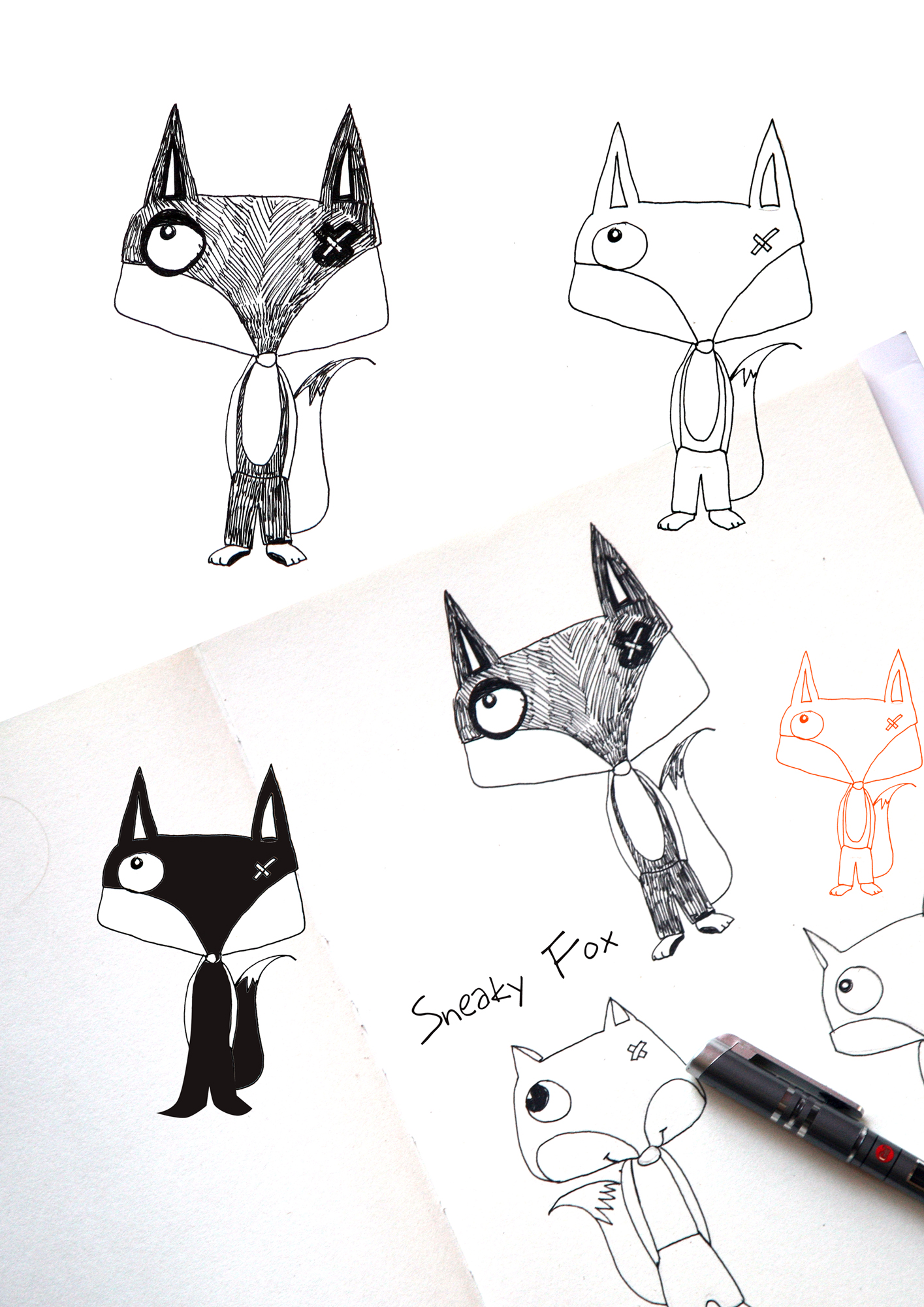 character design in Advertisement Design Inspiration by Xeniatm