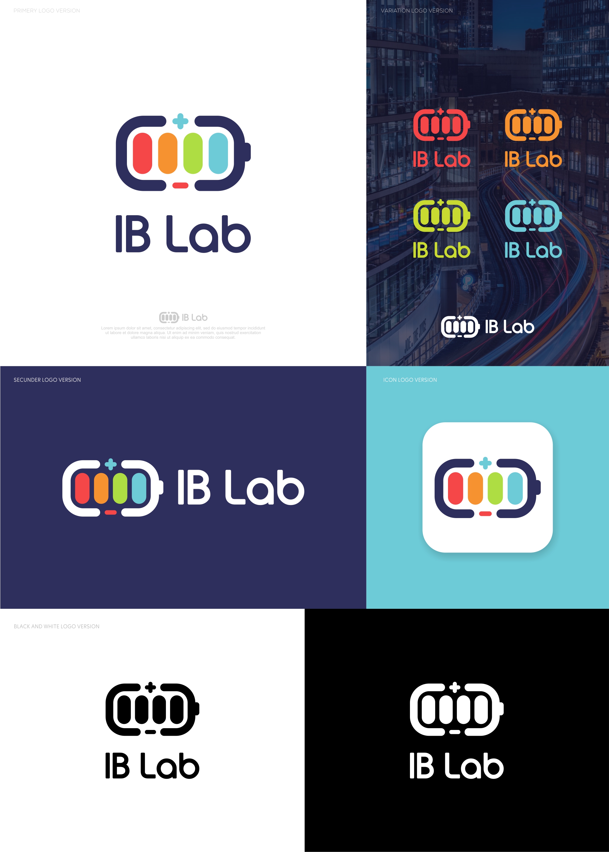 IB Lab Logo Design By Nupail Khatami 334099 - Designhill