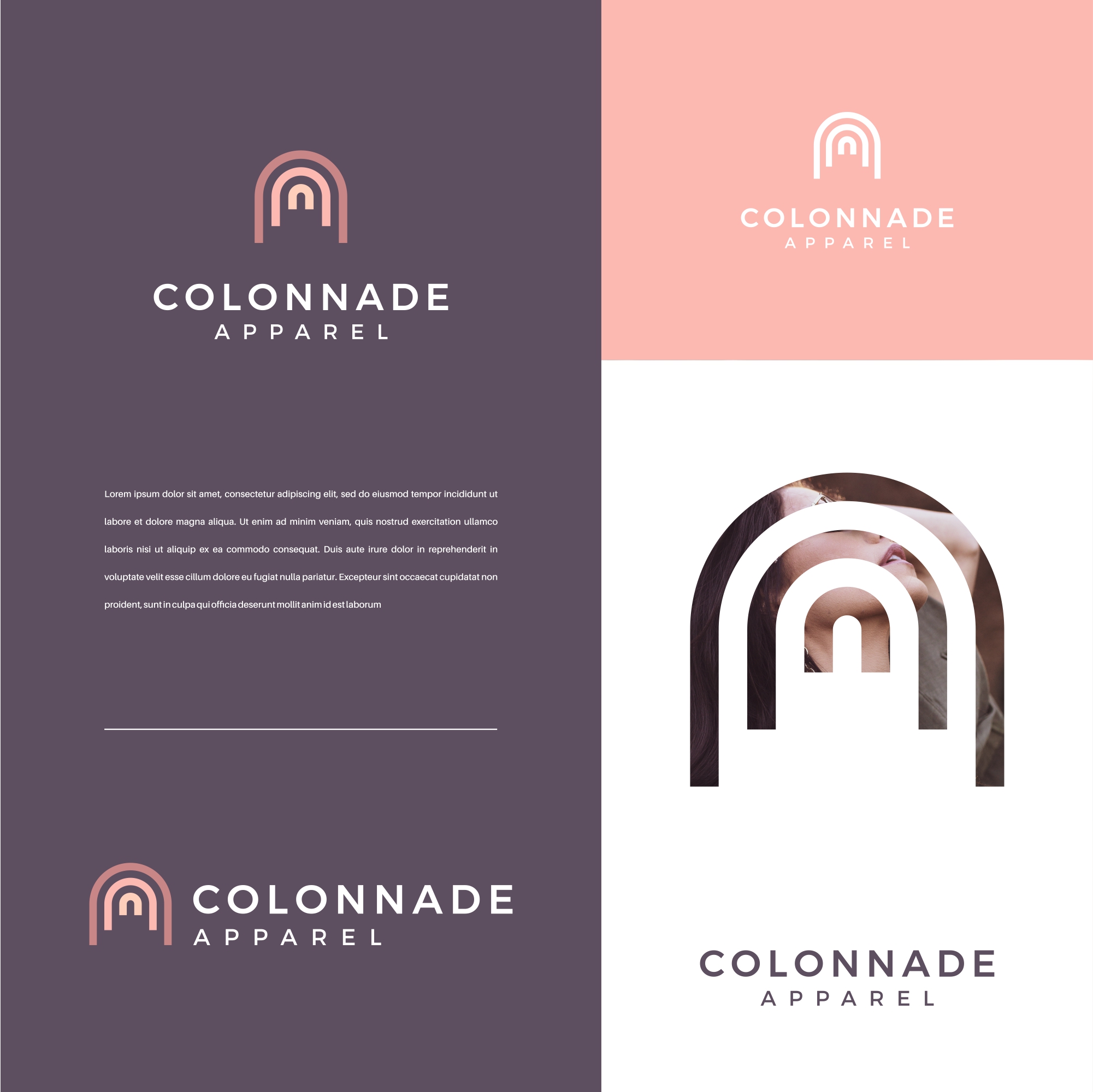 Colonnade Apparel by Nupail Khatami Colonnade Apparel in Logo Design Inspiration by Nupail Khatami