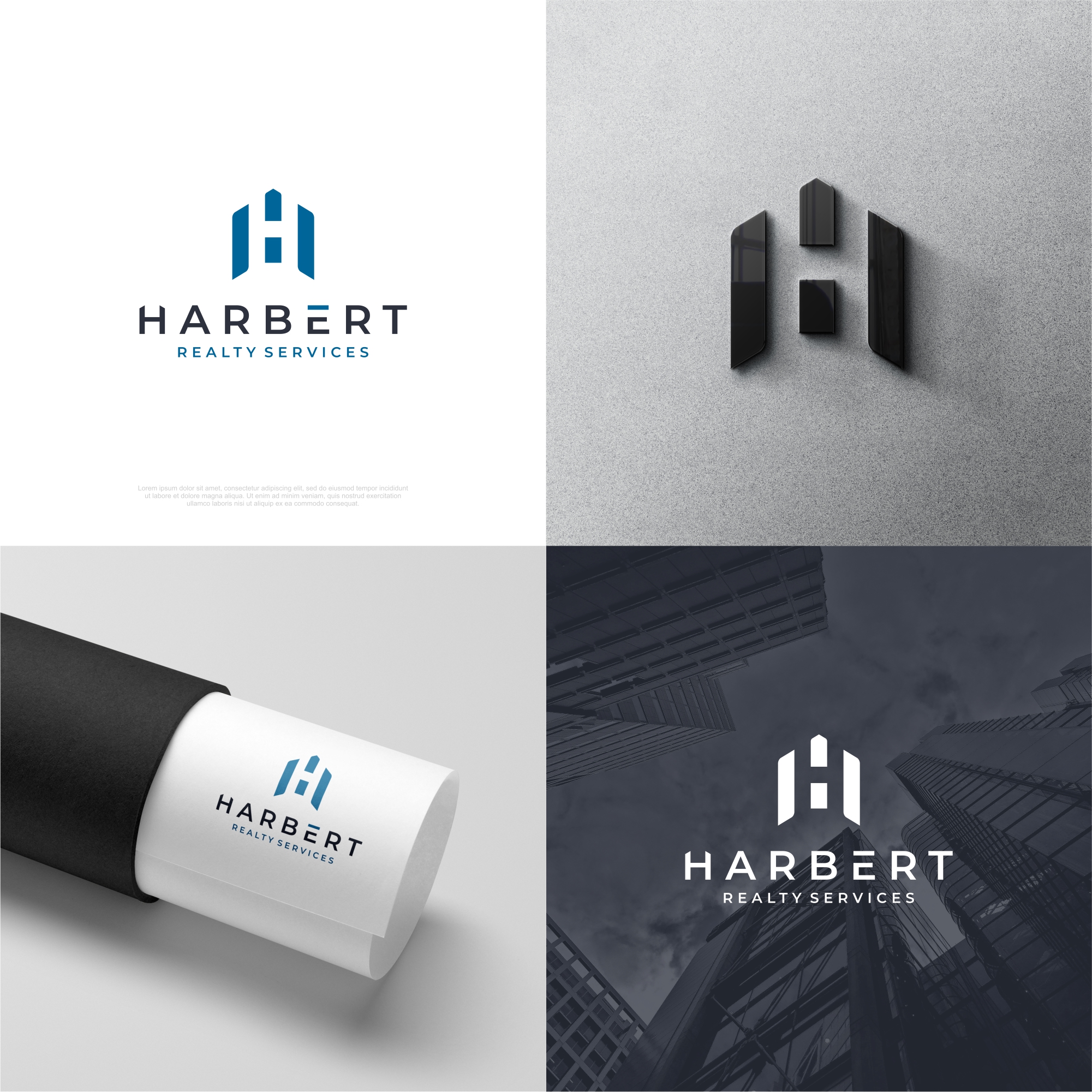 Hartbert Realty Services Logo Design by Nupail Khatami Hartbert Realty Services Logo Design in Logo Design Inspiration by Nupail Khatami