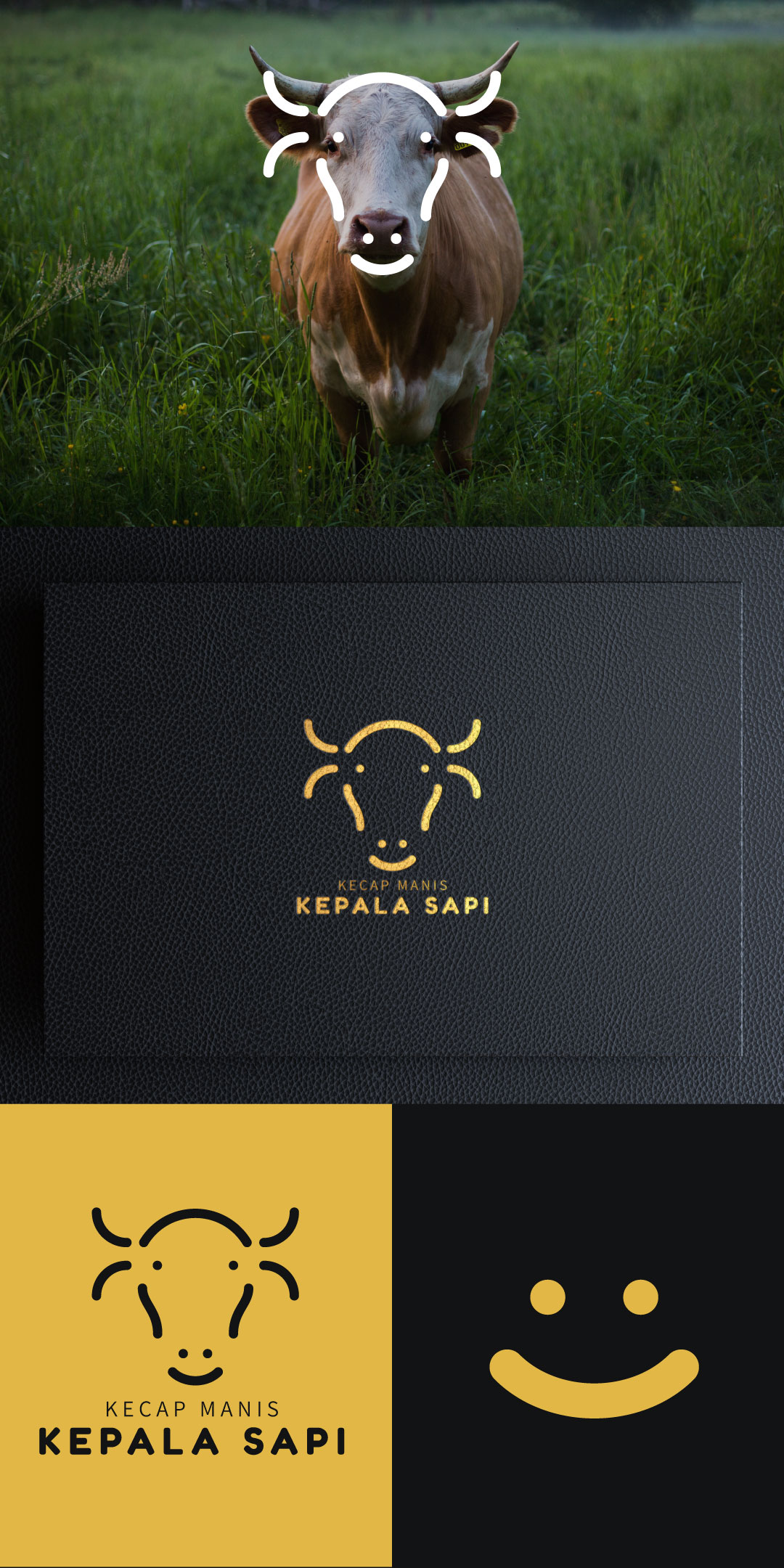 cow head logo by Lutfi cow head logo in Logo Design Inspiration by Lutfi