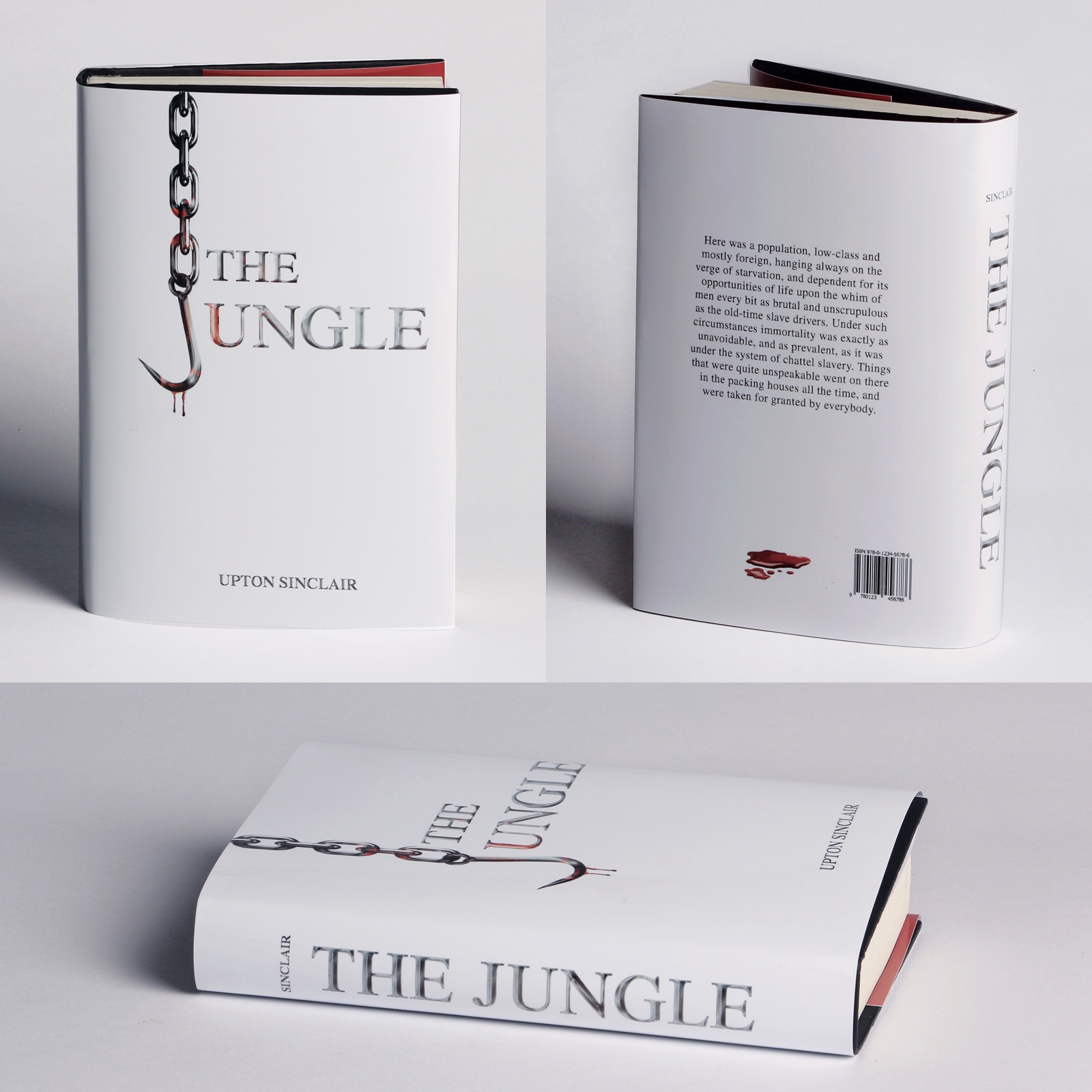 The Jungle by Upton Sinclair by Wall Flower The Jungle by Upton Sinclair in Book cover Design Inspiration by Wall Flower