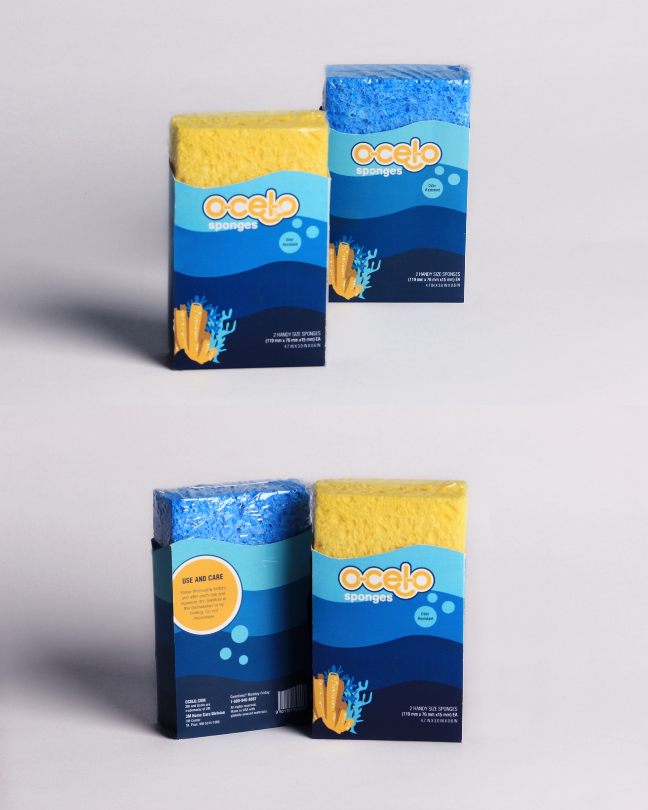 Ocelo Sponge Packaging by Wall Flower Ocelo Sponge Packaging in Packaging Design Inspiration by Wall Flower