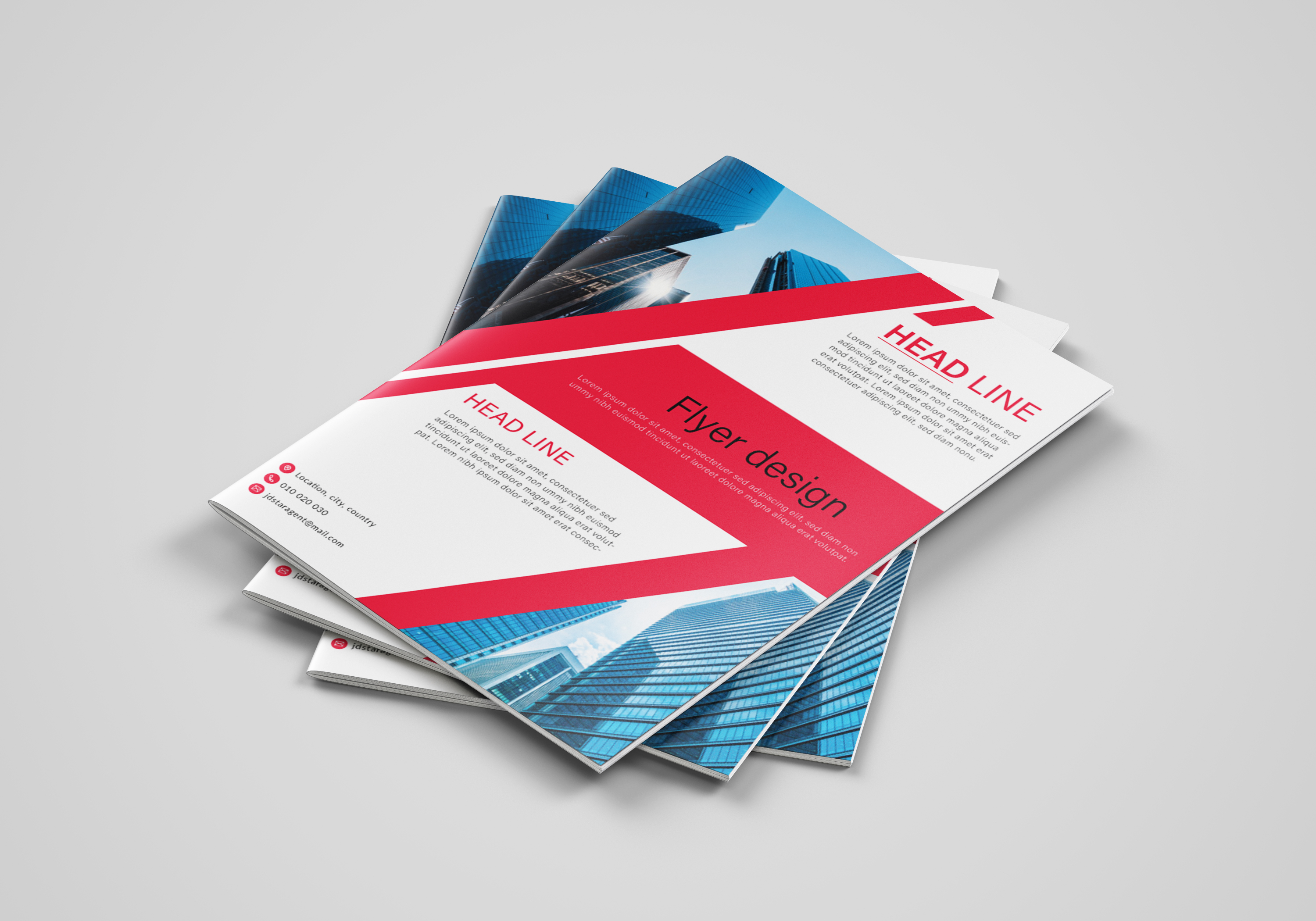 Real Estate Simple flayer by Shahnur Real Estate Simple flayer in Print flyer design Inspiration by Shahnur