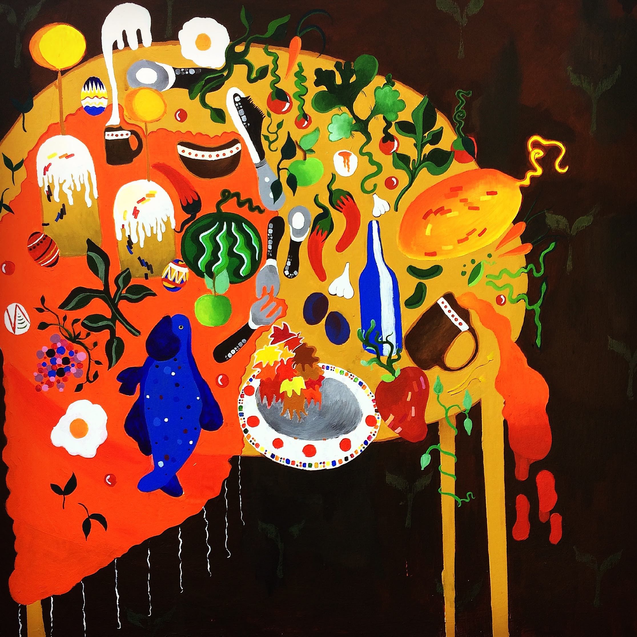 The Meal in Visual Art Inspiration by Miisha Poklad