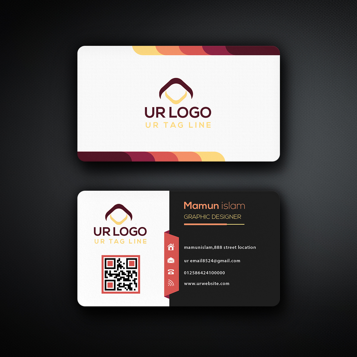 Business Card design by Mamun Islam Business Card design in Business Card Design Inspiration by Mamun Islam