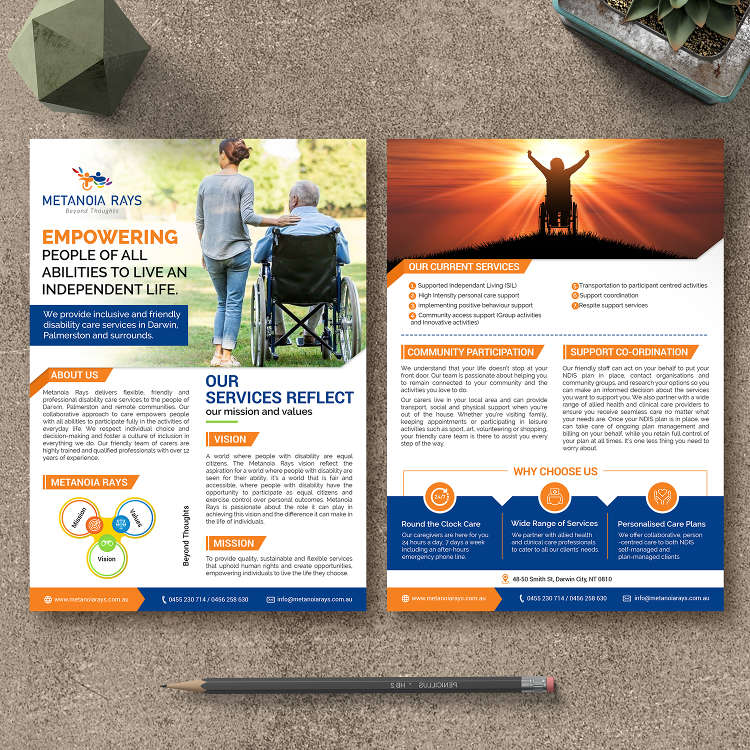 double sided flyer by Aspire Media double sided flyer in Leaflet Design Inspiration by Aspire Media