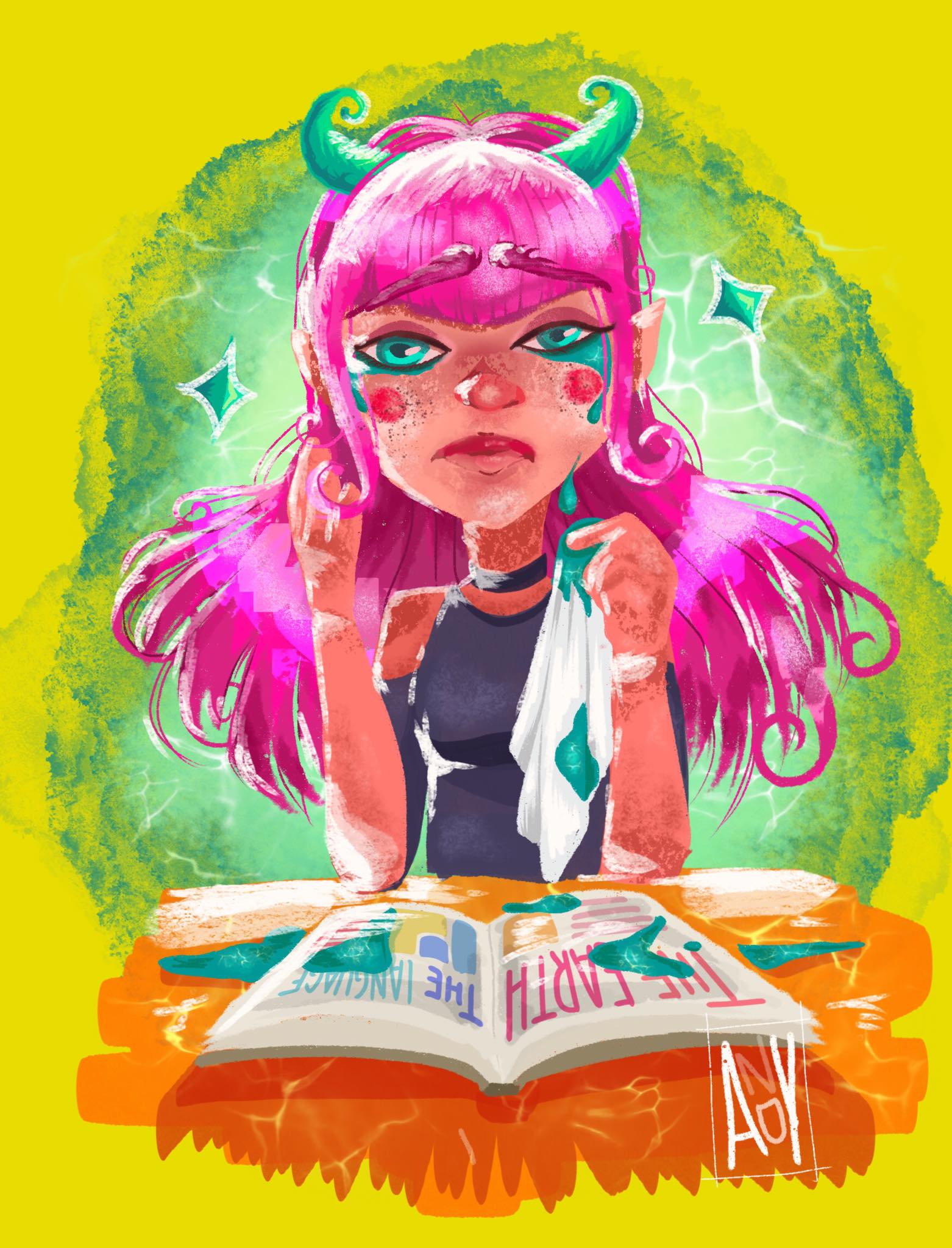 The Girl Who Cried in Character & Mascot design Inspiration by Andreaperez360987