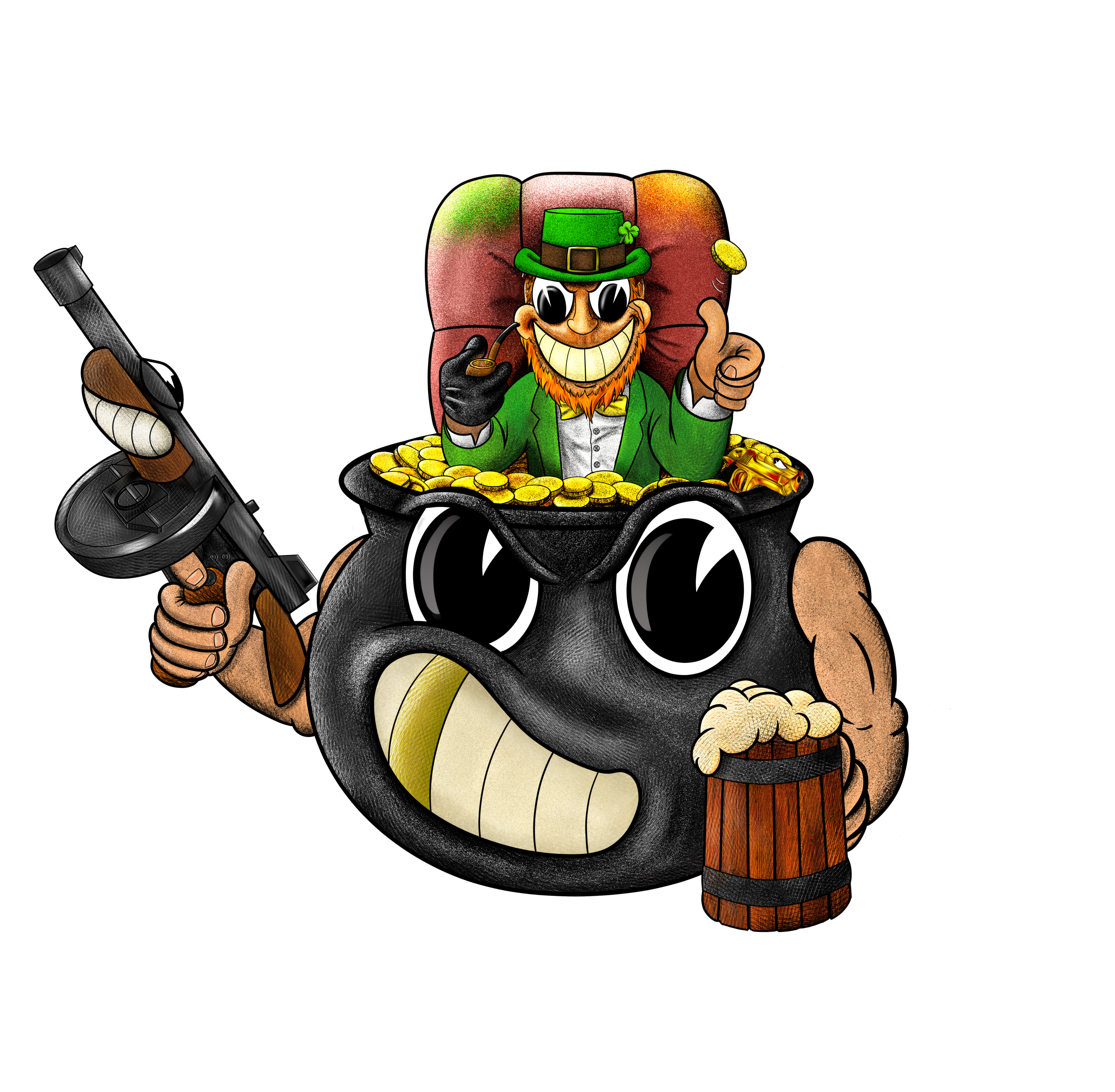 IRISH MOBSTER by Freddie Houlder IRISH MOBSTER in Cartoon & Caricature Inspiration by Freddie Houlder