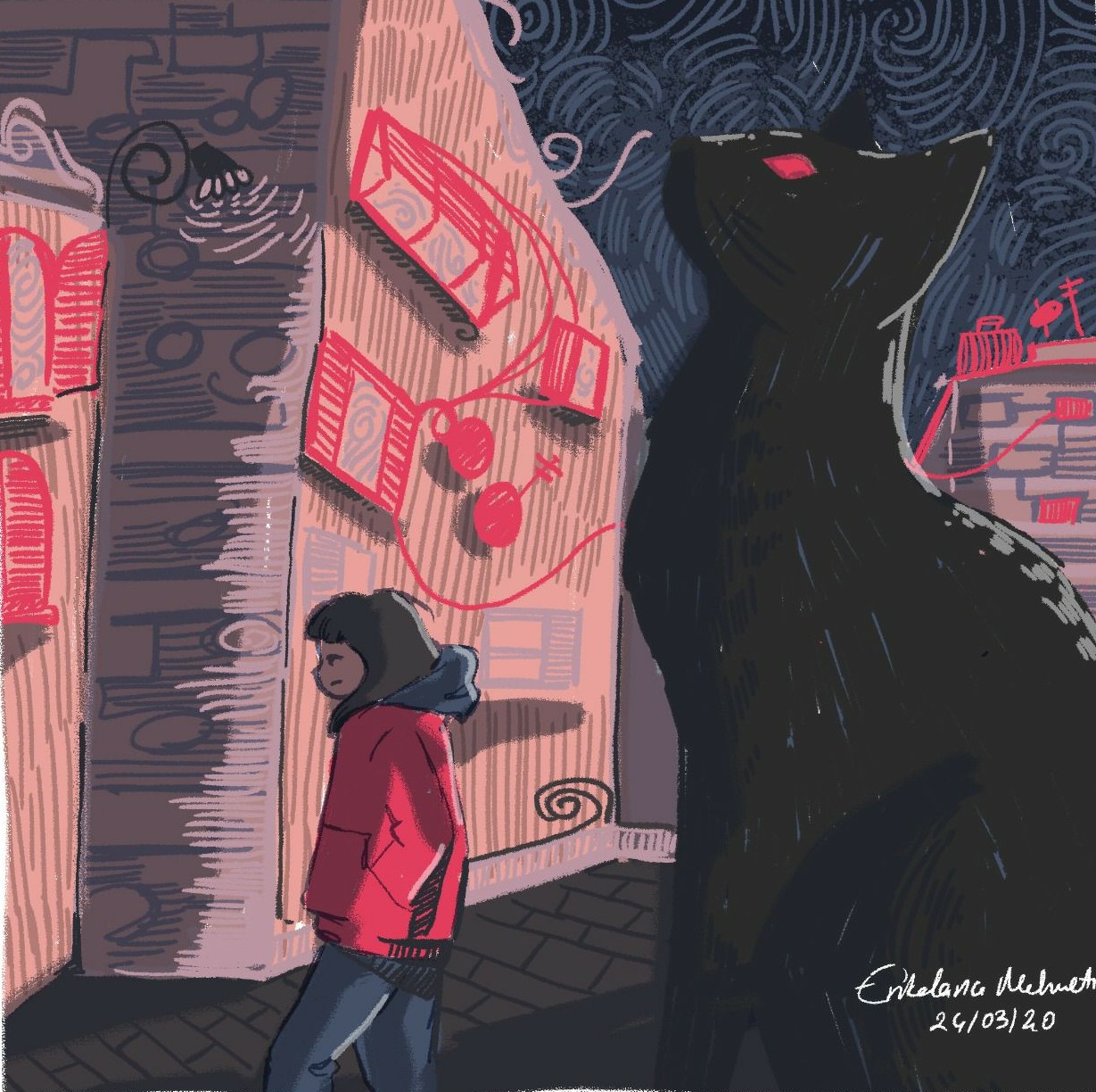 Outside vibes in Illustration and Graphics Inspiration by Enkelana Mehmeti