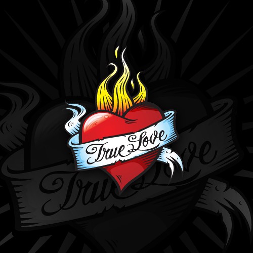True Love Clothing by Filosofy_art True Love Clothing in Character & Mascot design Inspiration by Filosofy_art
