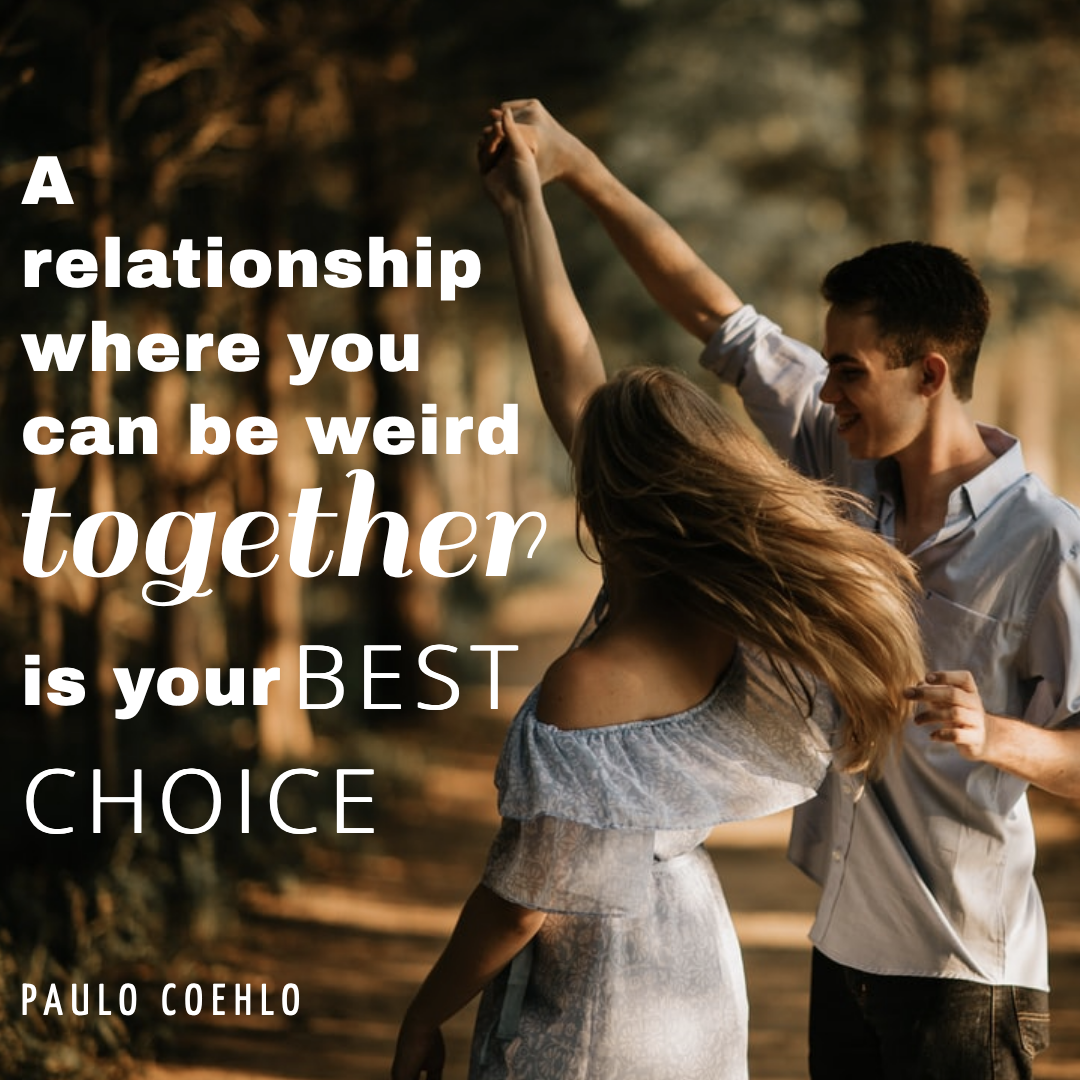 Relationship quote in Instagram Post Design Inspiration by Marisol Coterillo