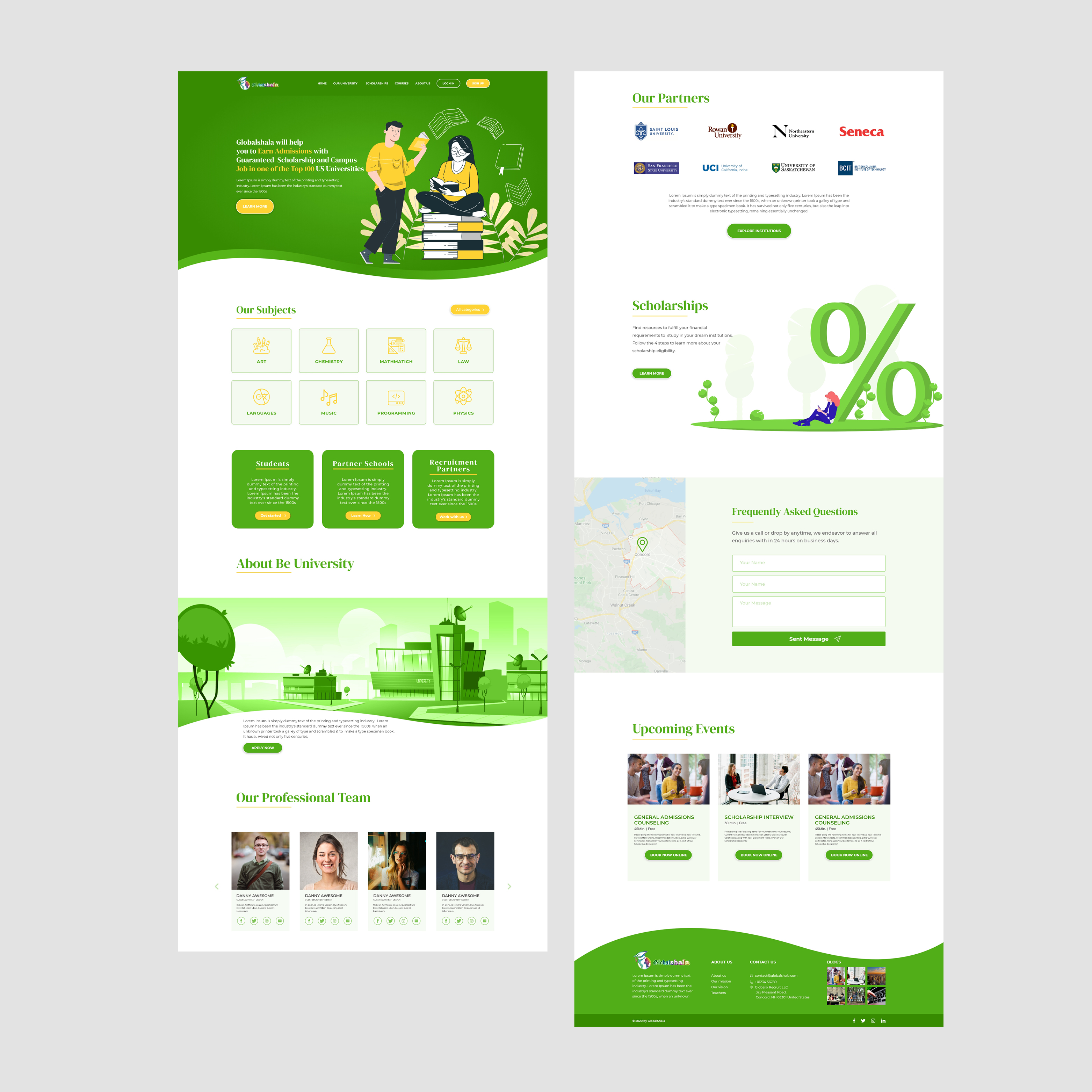 Website design for education by Shyamol Website design for education in Website Design Inspiration by Shyamol