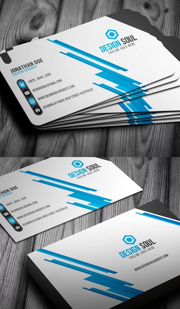 Business Card by Tanvir Mahade Business Card in Business Card Design Inspiration by Tanvir Mahade