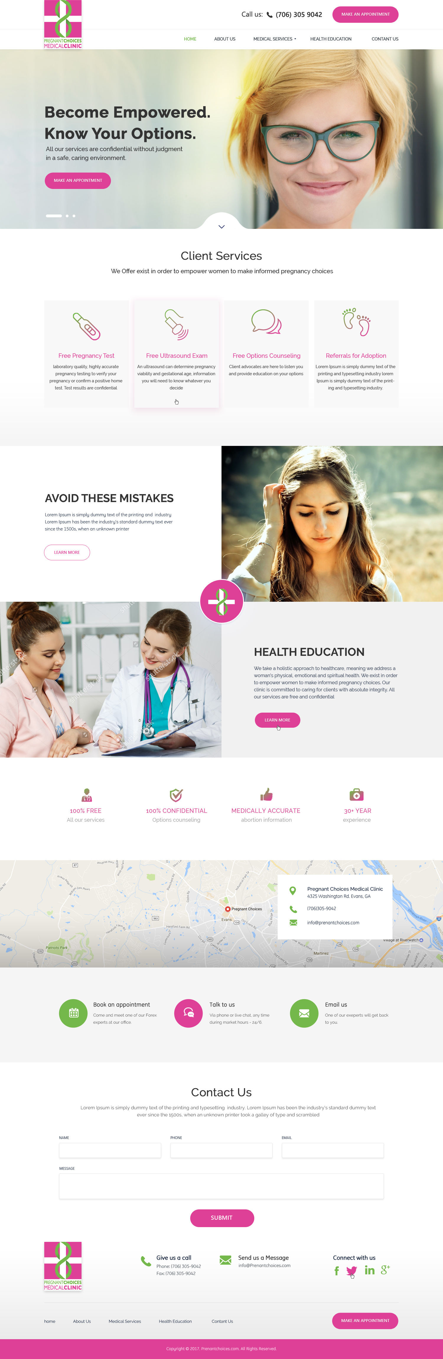 Medical clinic in Website Design Inspiration by Wow_creative