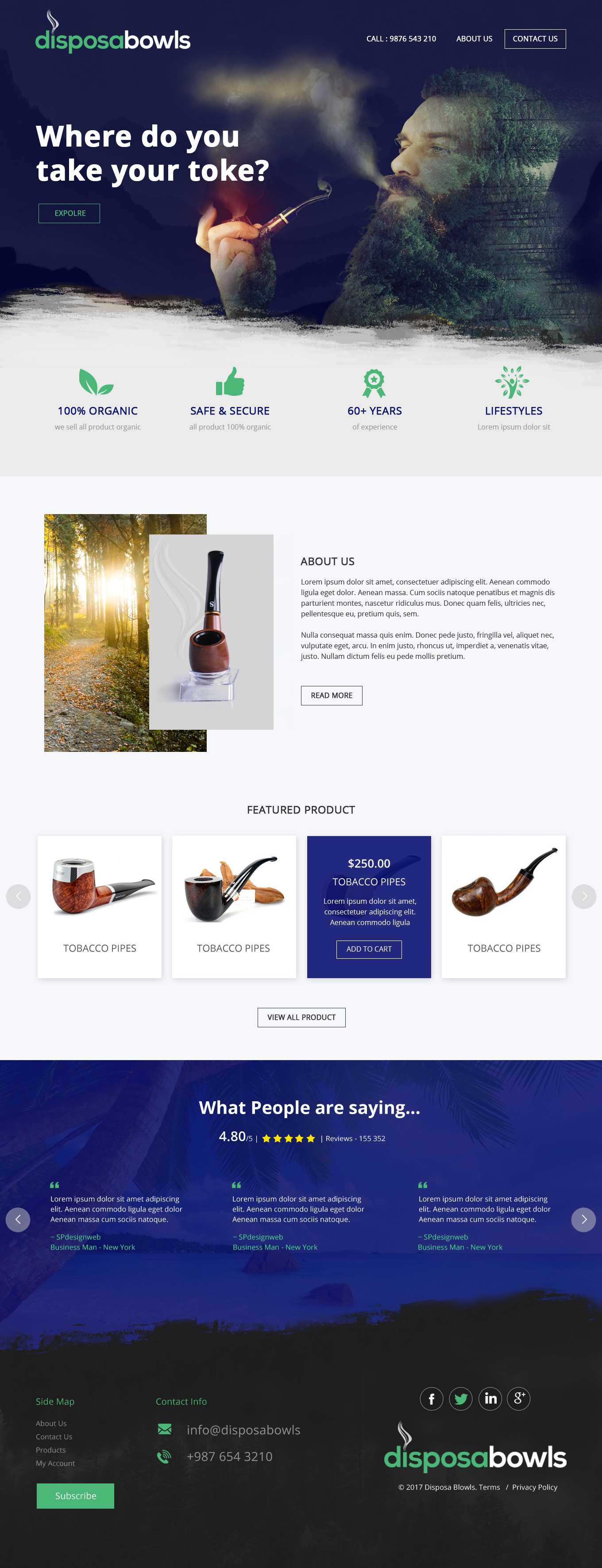 Disposa Bowls in Website Design Inspiration by Wow_creative