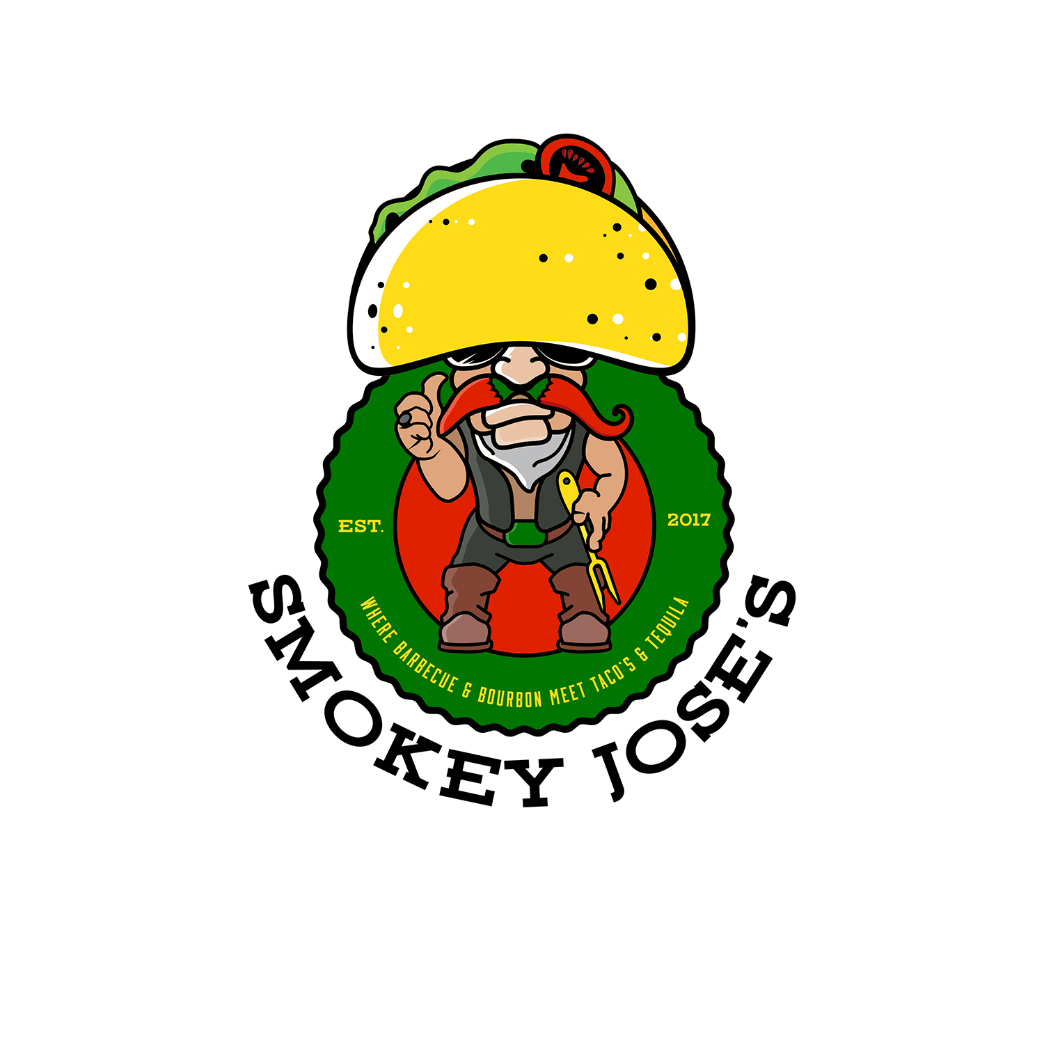 Smokey Jose's by Antitled Smokey Jose's in Logo Design Inspiration by Antitled