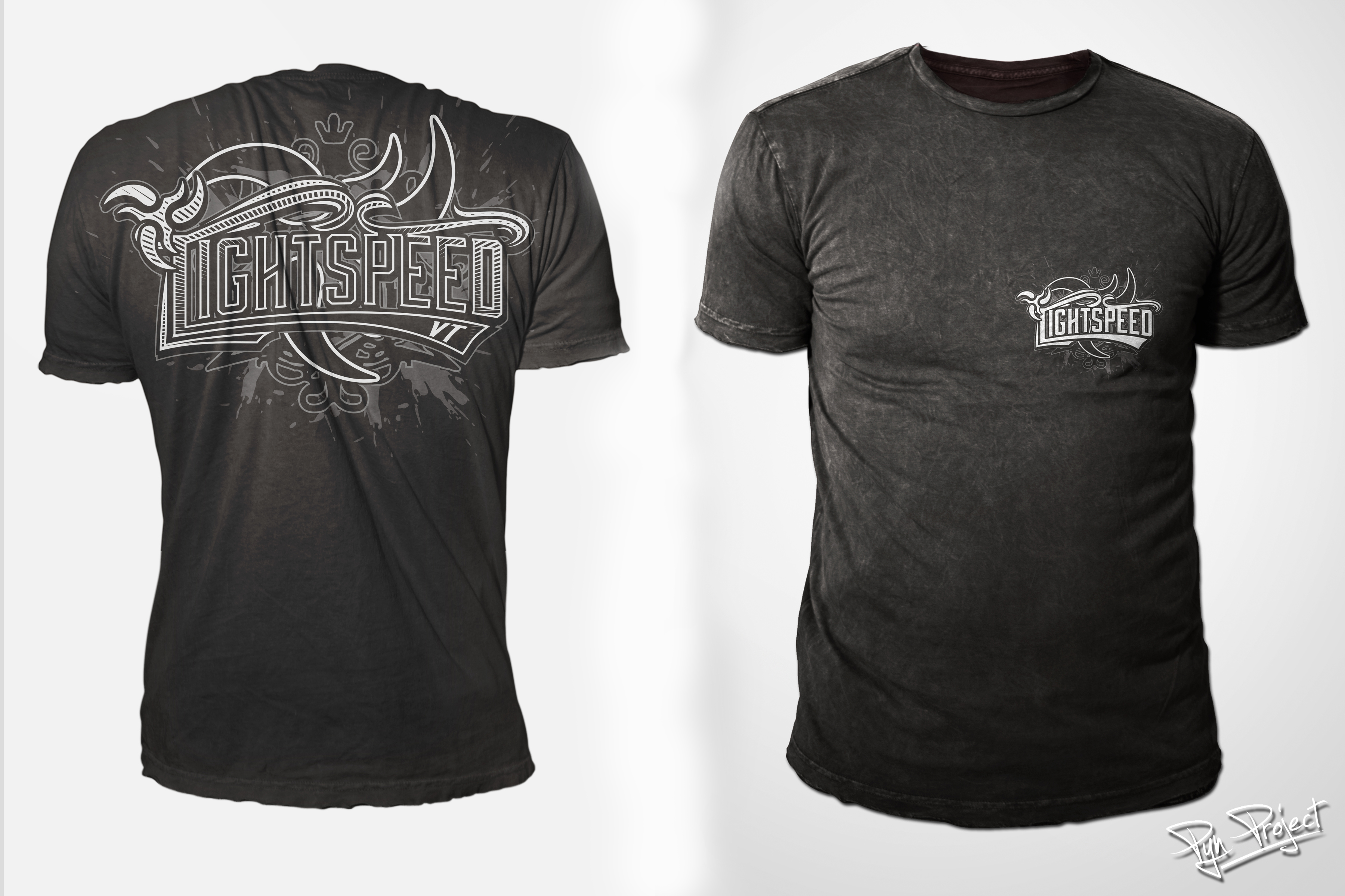Lightspeed VT T-shirt Design by Pyn Project Lightspeed VT T-shirt Design in T-Shirt Design Inspiration by Pyn Project