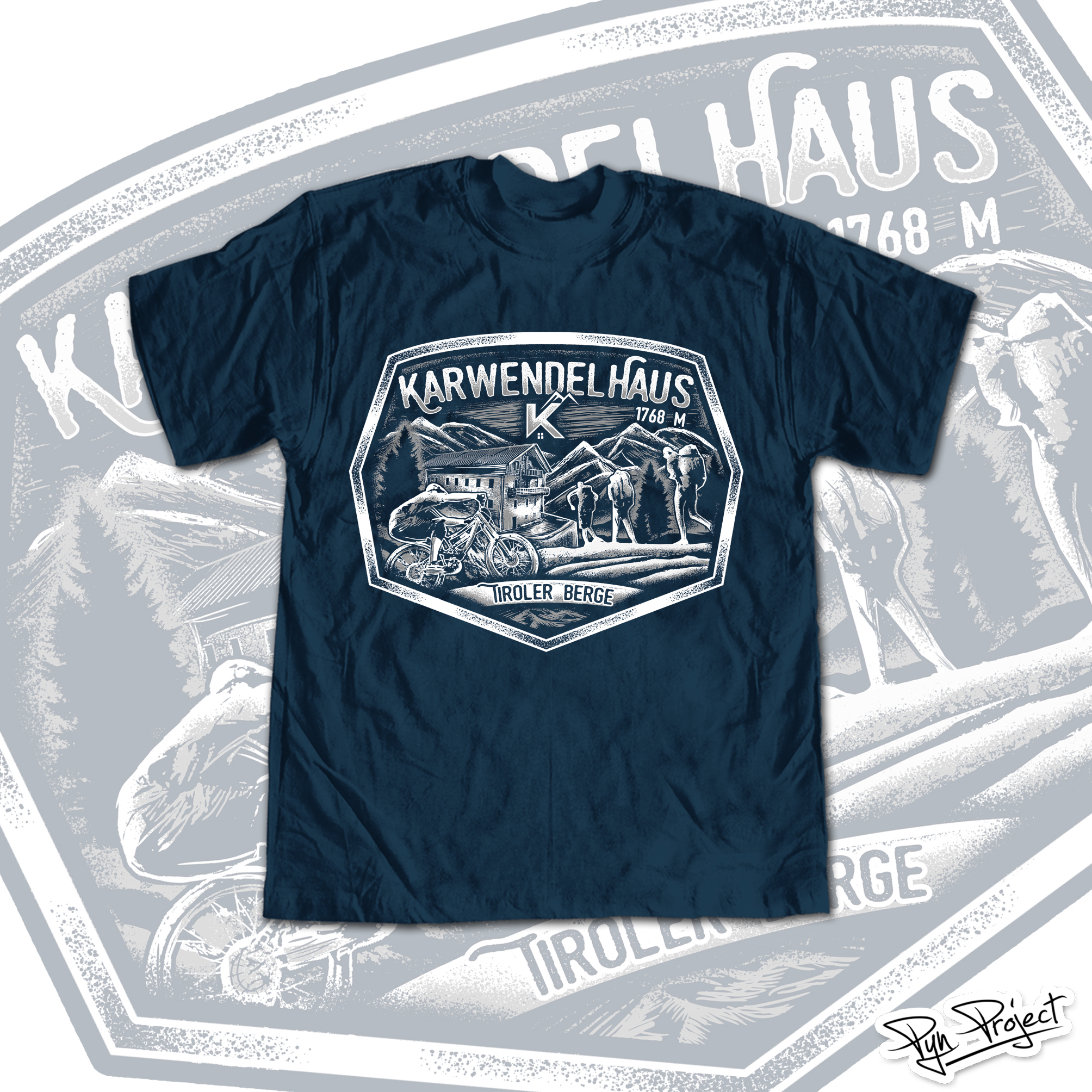 Karwendhaus T-shirt Design Project in T-Shirt Design Inspiration by Pyn Project