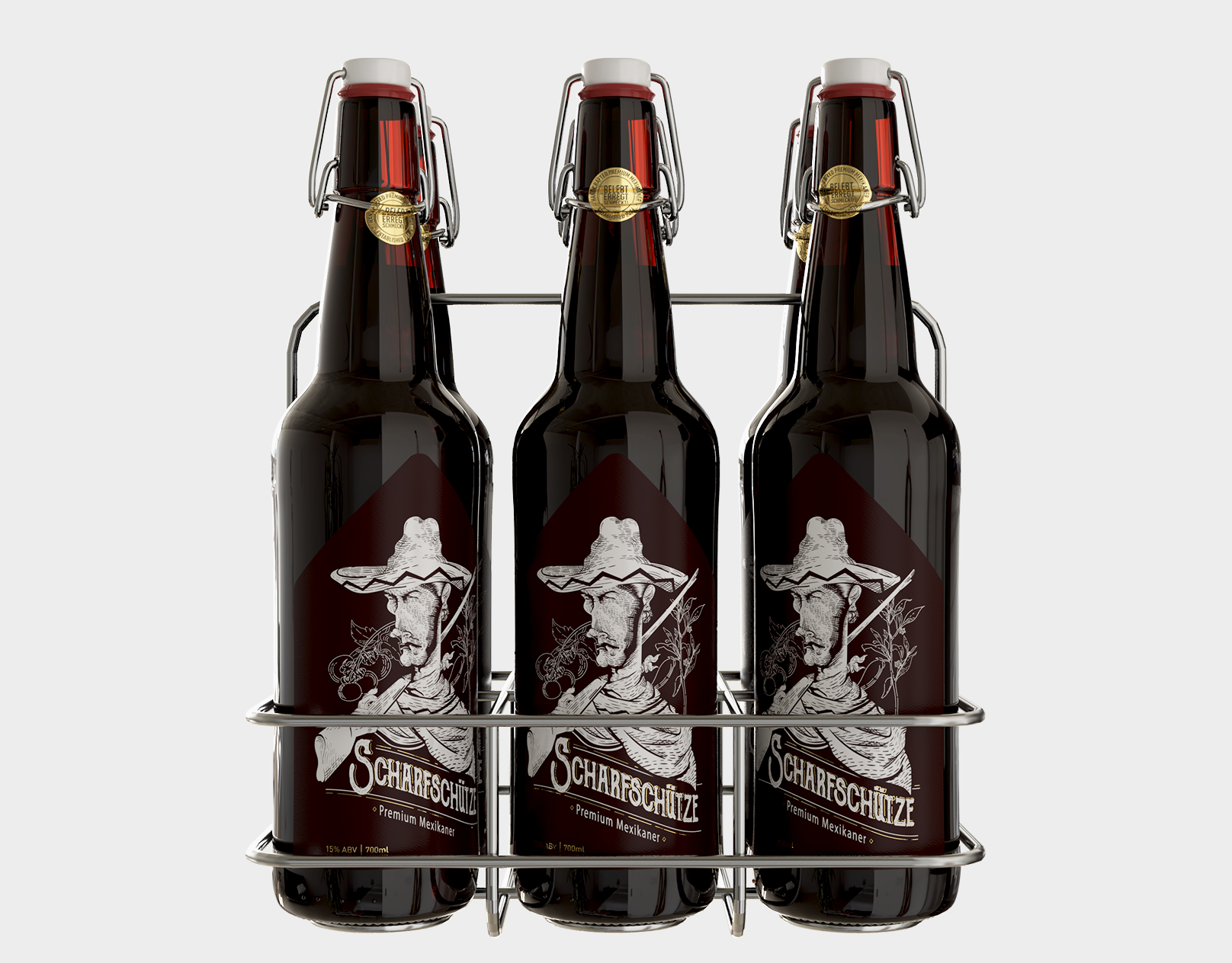 Scharfschütze in Packaging Design Inspiration by Dikasetia