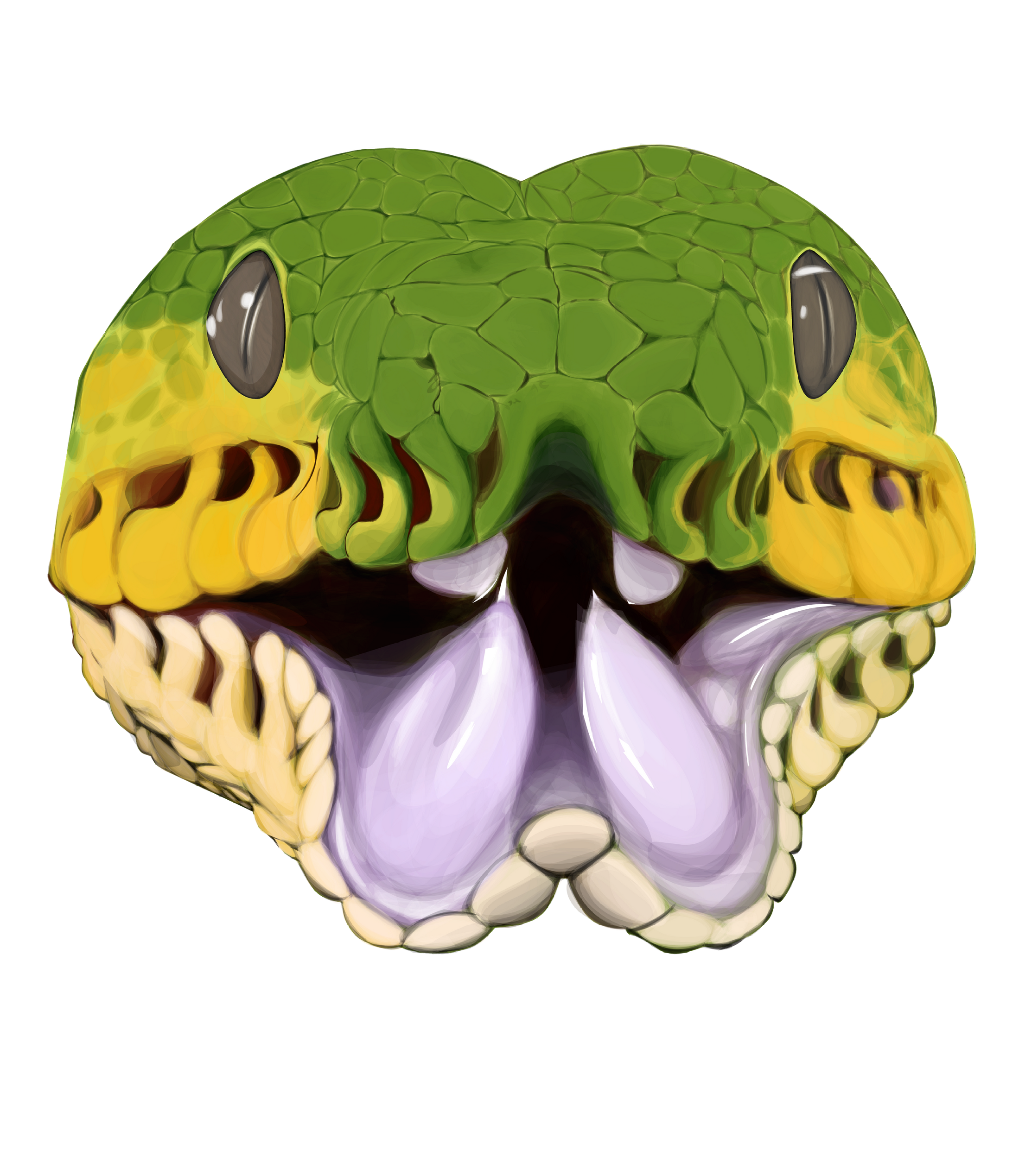 head snakes in Digital Art Inspiration by Crypto Artdesign