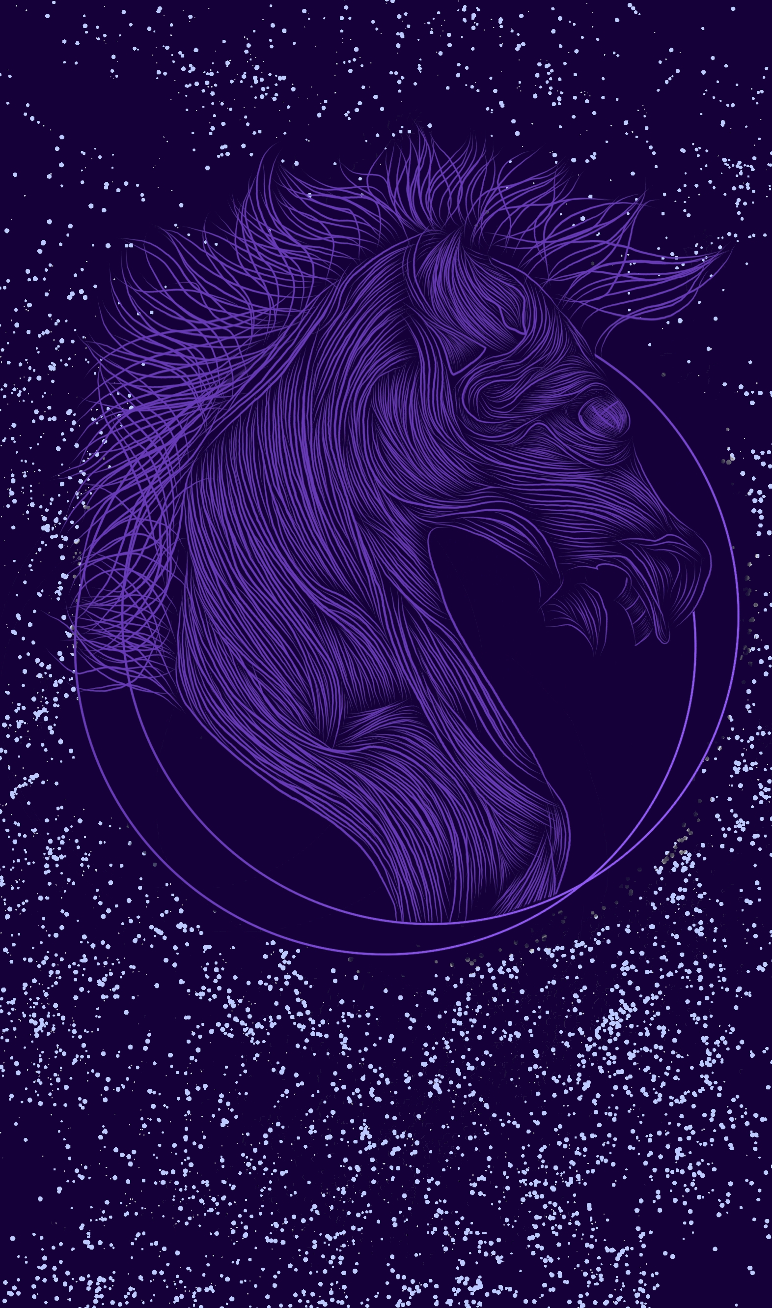 horses illustration by Crypto Artdesign horses illustration in Digital Art Inspiration by Crypto Artdesign