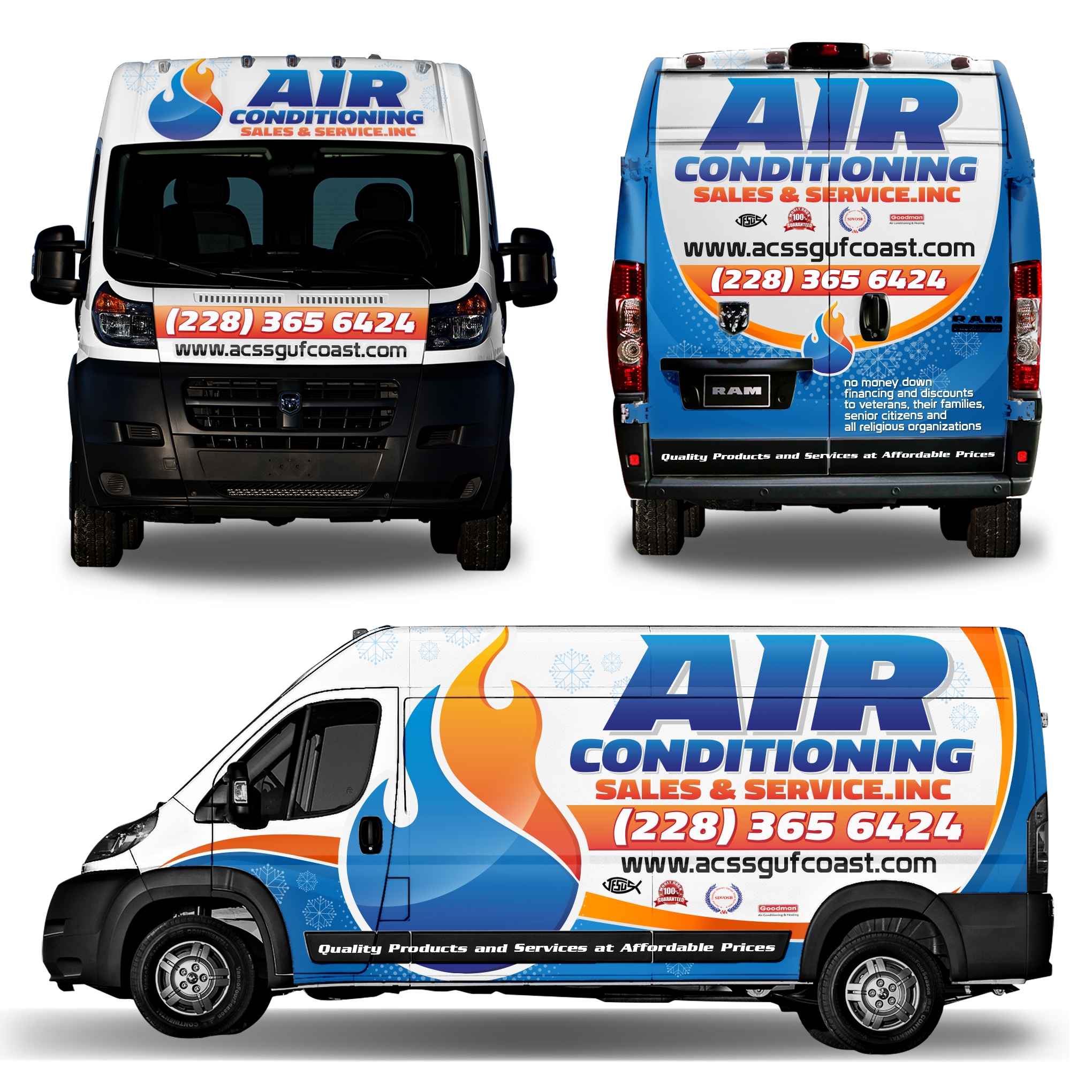 air conditioning in Vehicle wrap design Inspiration by Prokontol