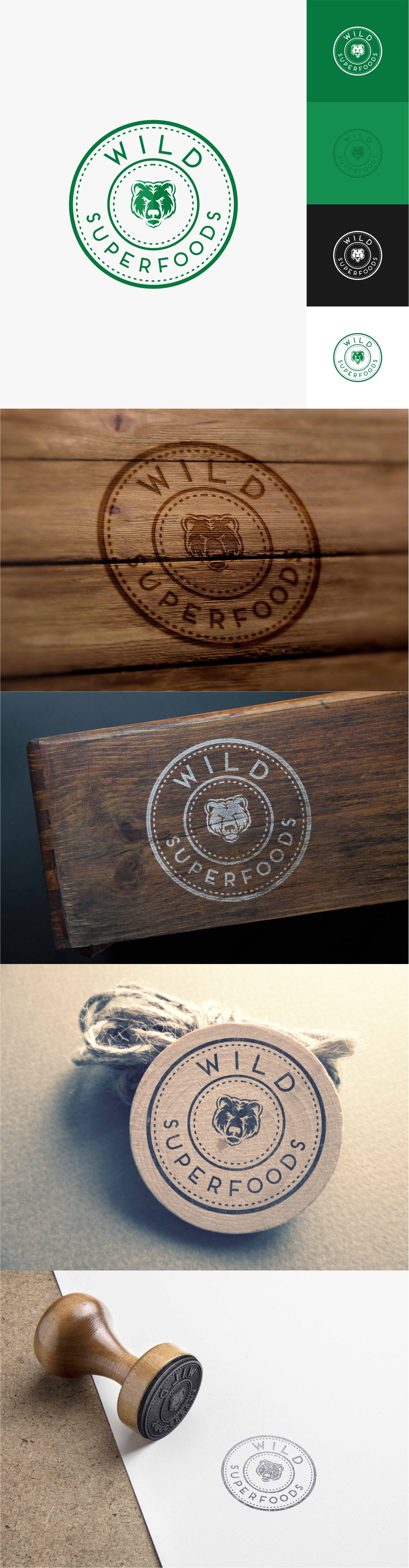 Wild Superfoods by Mazay4 Wild Superfoods in Logo & Brand Identity Inspiration by Mazay4