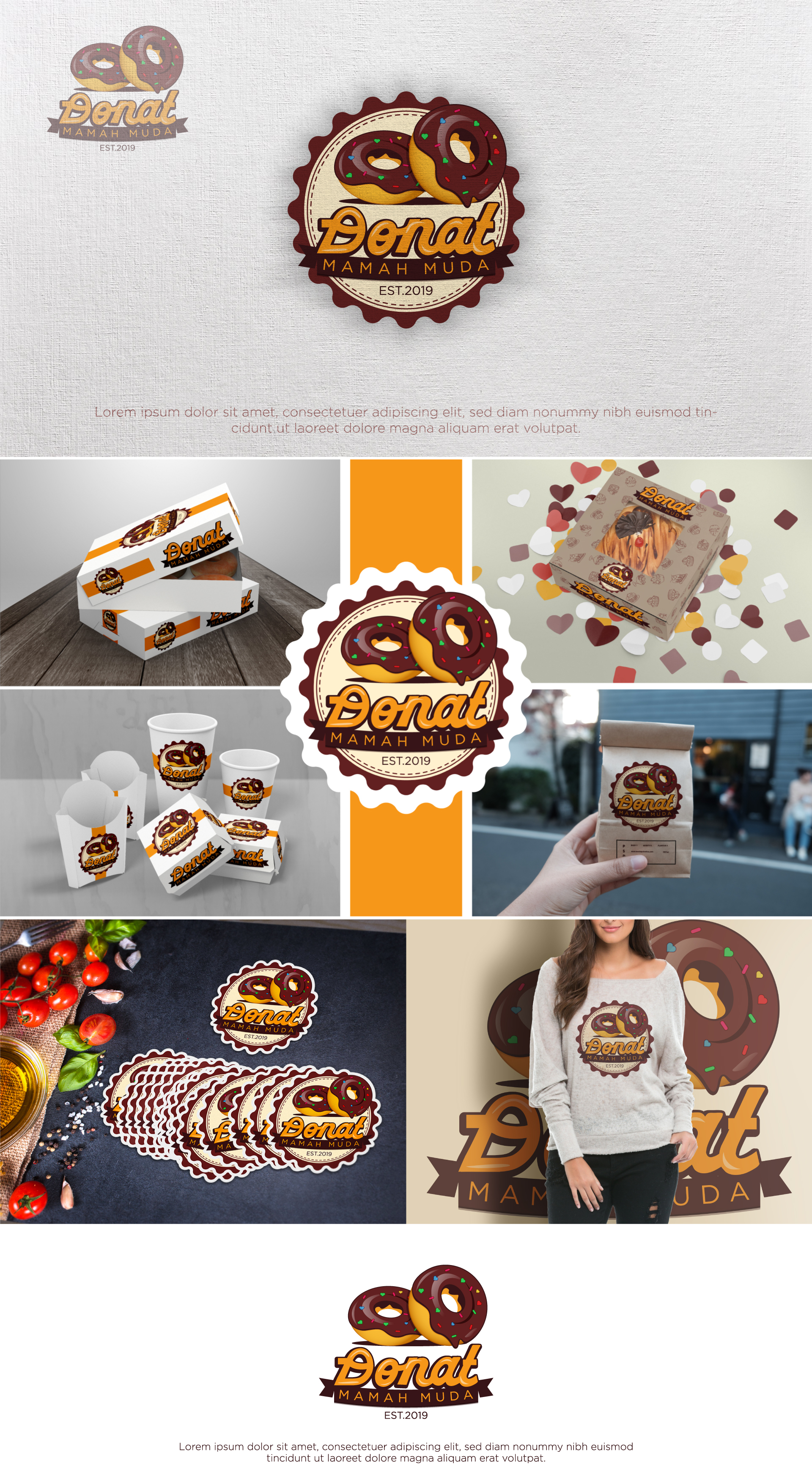 Donut Logo Design by Graphic Alt Donut Logo Design in Logo & Brand Identity Inspiration by Graphic Alt