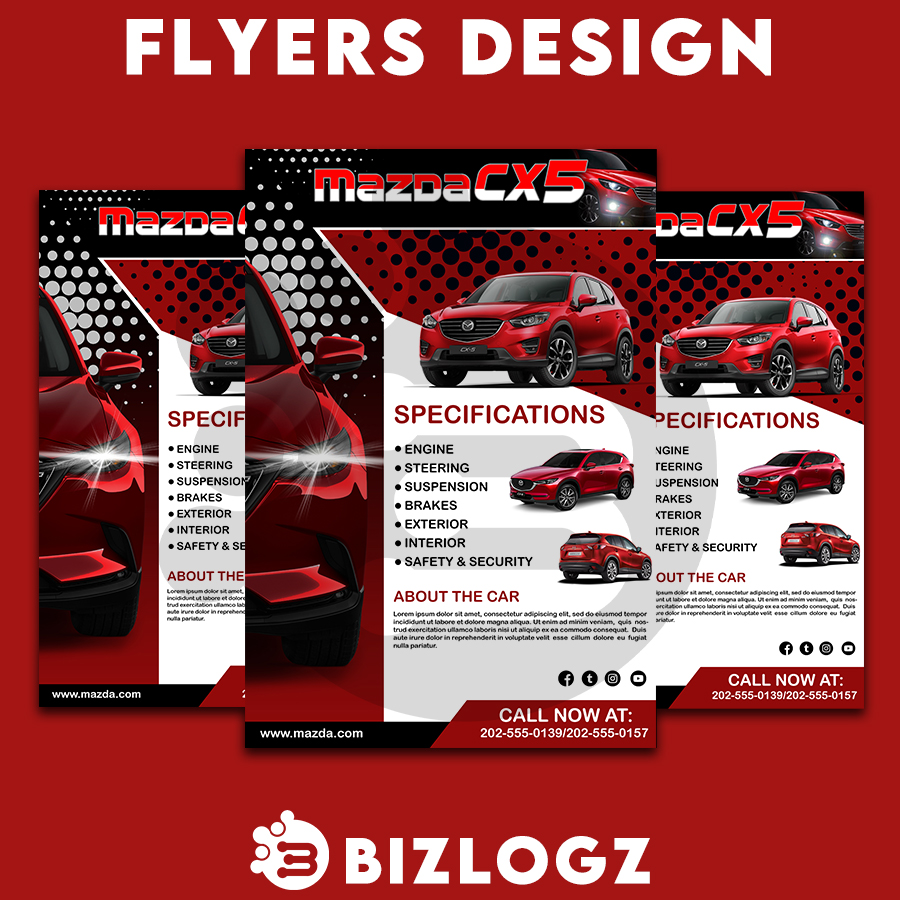 Car for Sale Flyer by Bizlogz Car for Sale Flyer in Letterhead Design Inspiration by Bizlogz