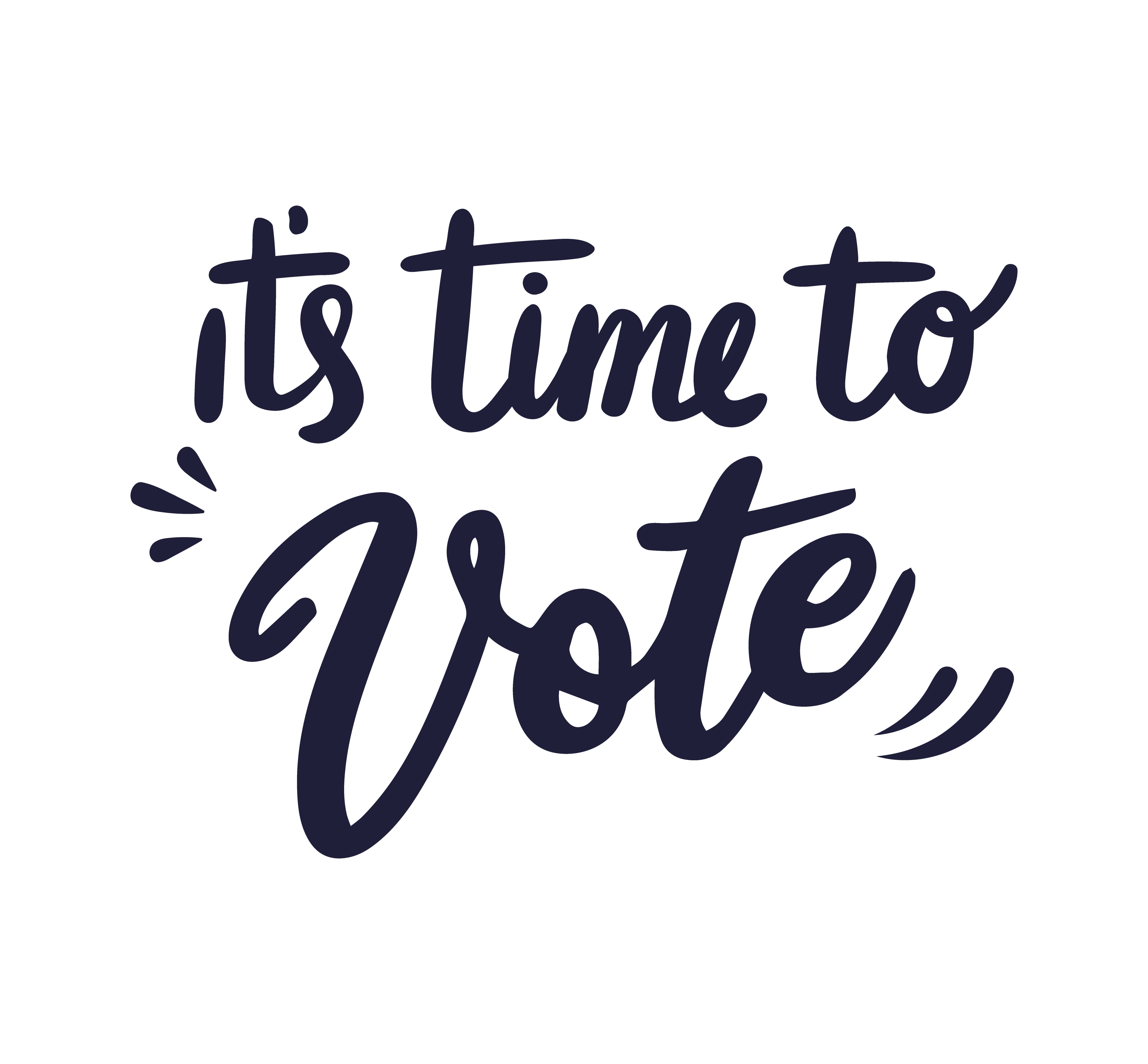 It's time to vote by Mounika Jawalkar It's time to vote in Typography Inspiration by Mounika Jawalkar