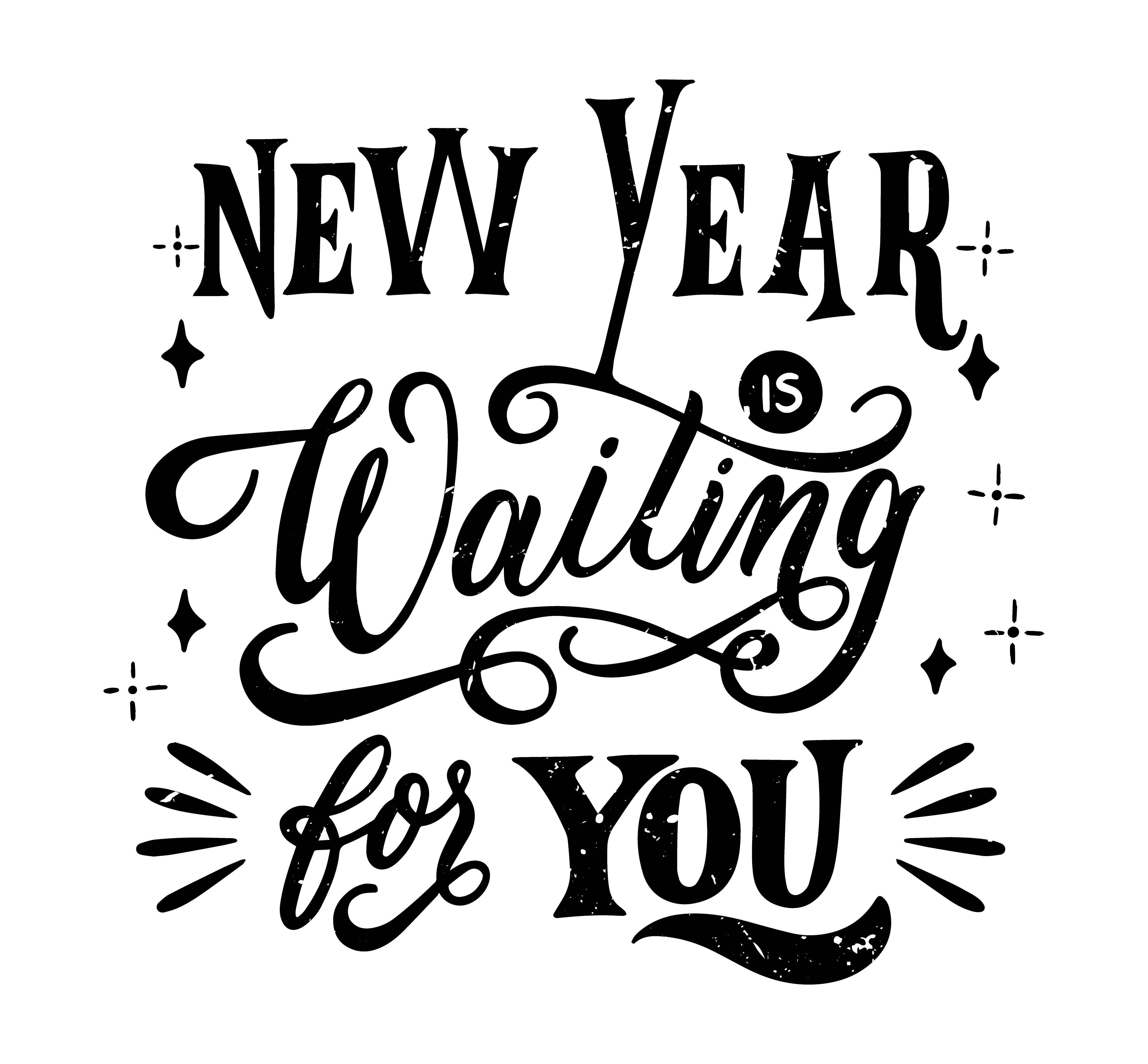 new year is waiting for you by Mounika Jawalkar new year is waiting for you in Lettering Art Inspiration by Mounika Jawalkar