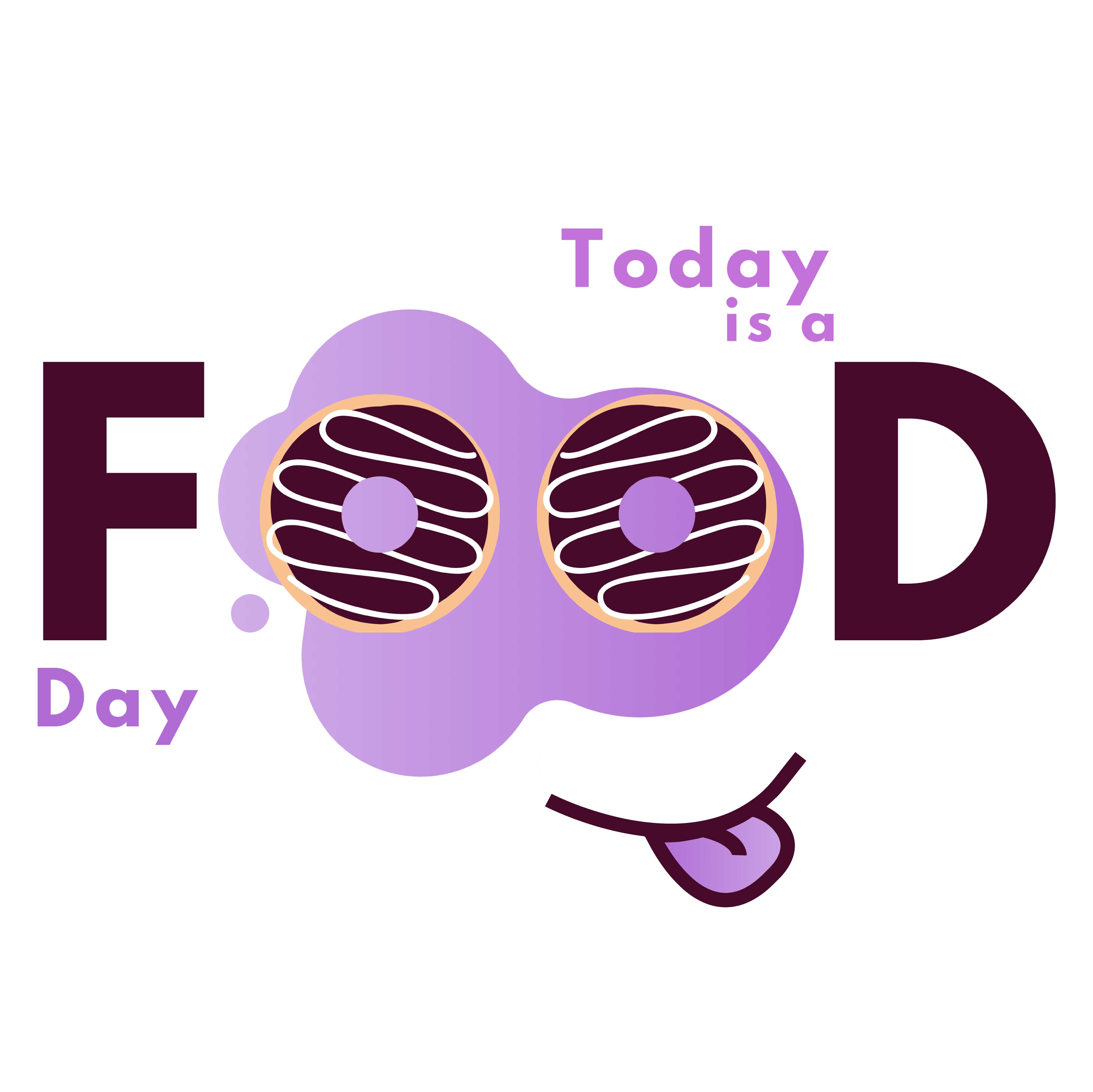 today is food day in Illustration and Graphics Inspiration by Mounika Jawalkar