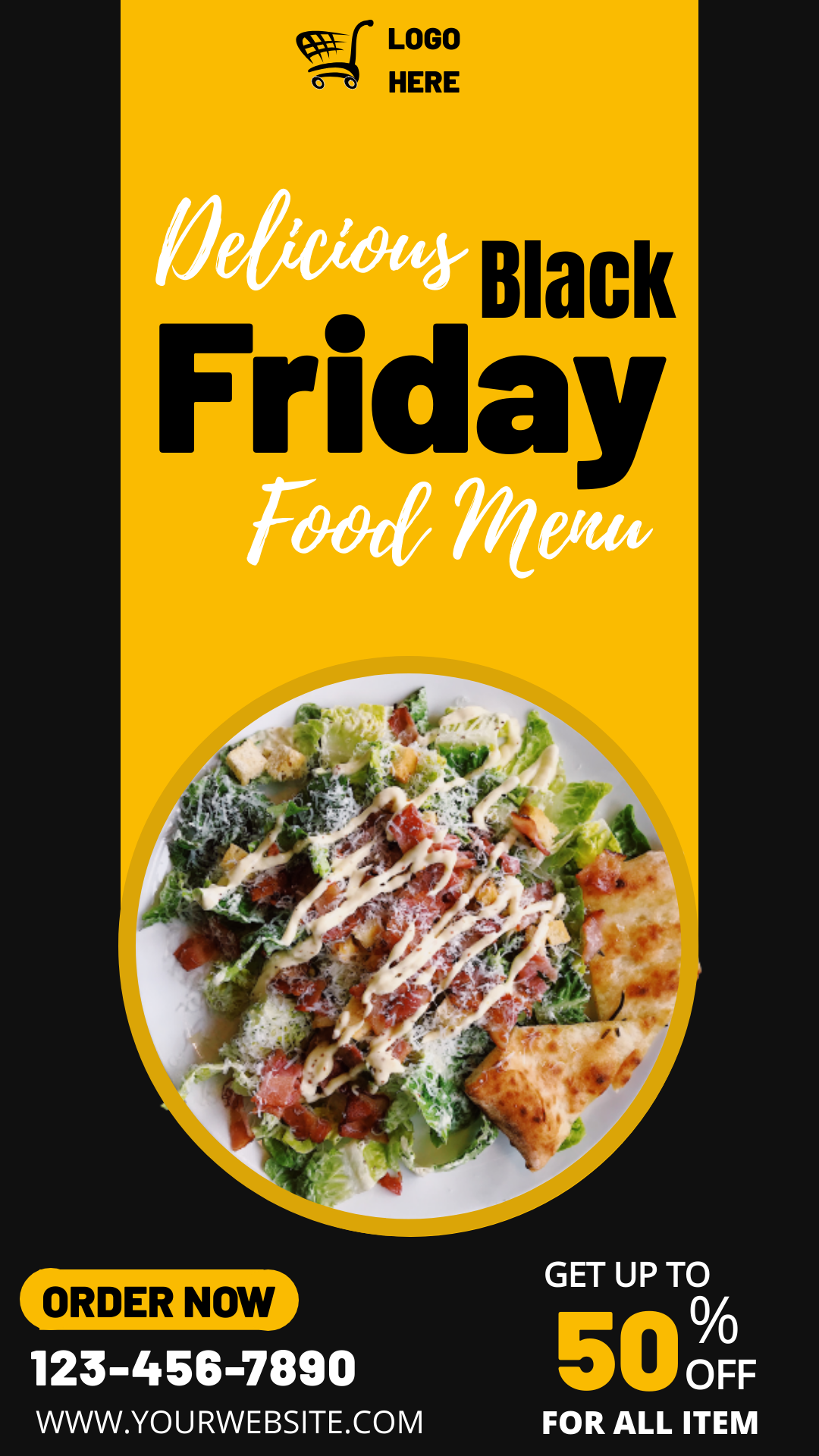 Food Offer Facebook Story in Facebook Story Inspiration by Gurpreet Kaur