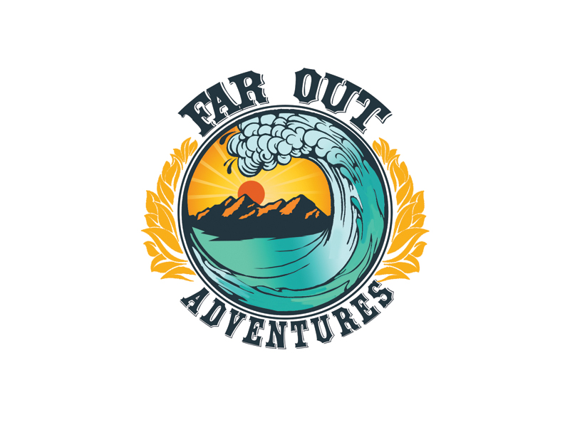 Far out adventure logo design by Crowdmix Far out adventure logo design in Logo Design Inspiration by Crowdmix
