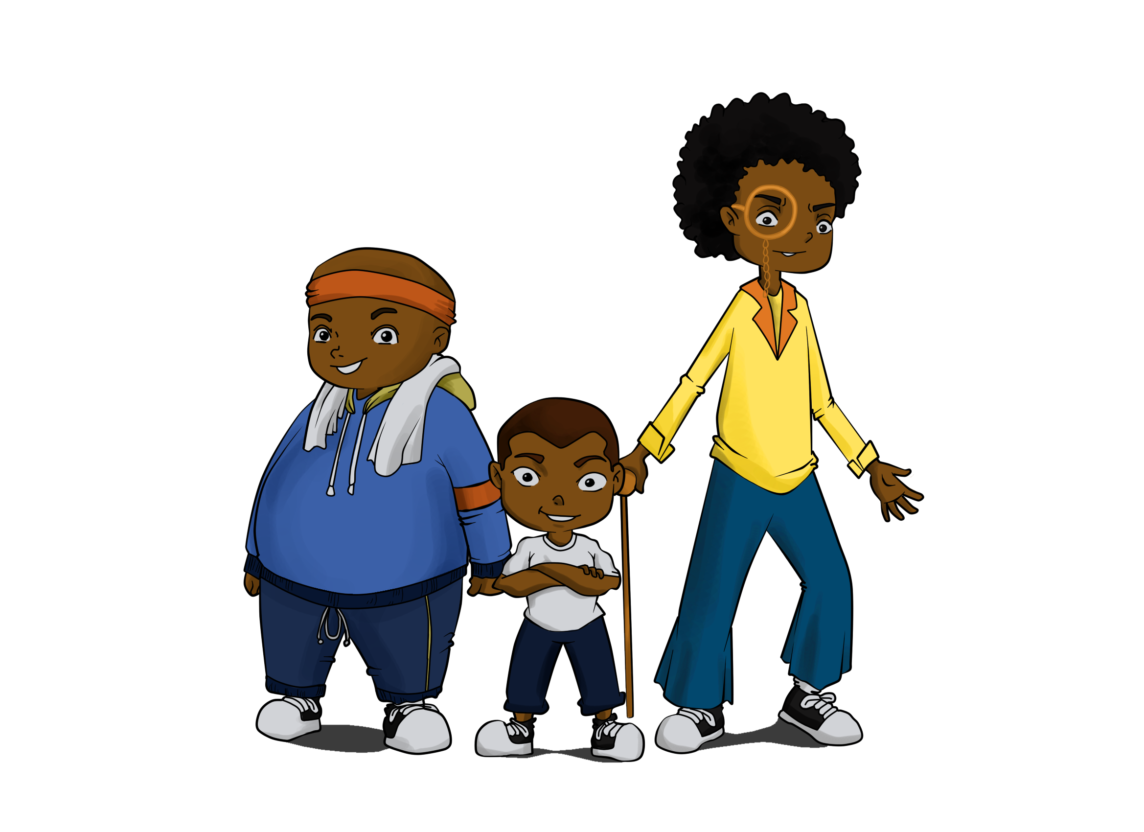 THREE BOYS by Kaw1ndra THREE BOYS in Character & Mascot design Inspiration by Kaw1ndra