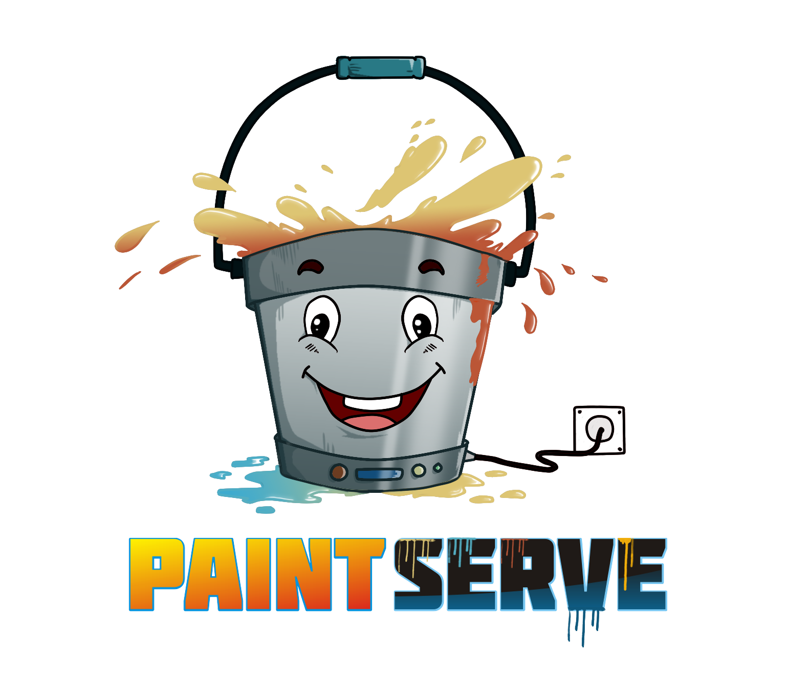PAINT SERVE in Logo Design Inspiration by Kaw1ndra