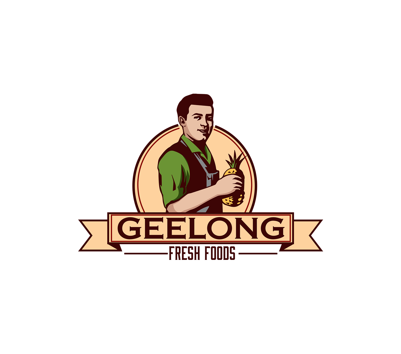 GEELONG FRESH FOOD by Kaw1ndra GEELONG FRESH FOOD in Logo Design Inspiration by Kaw1ndra