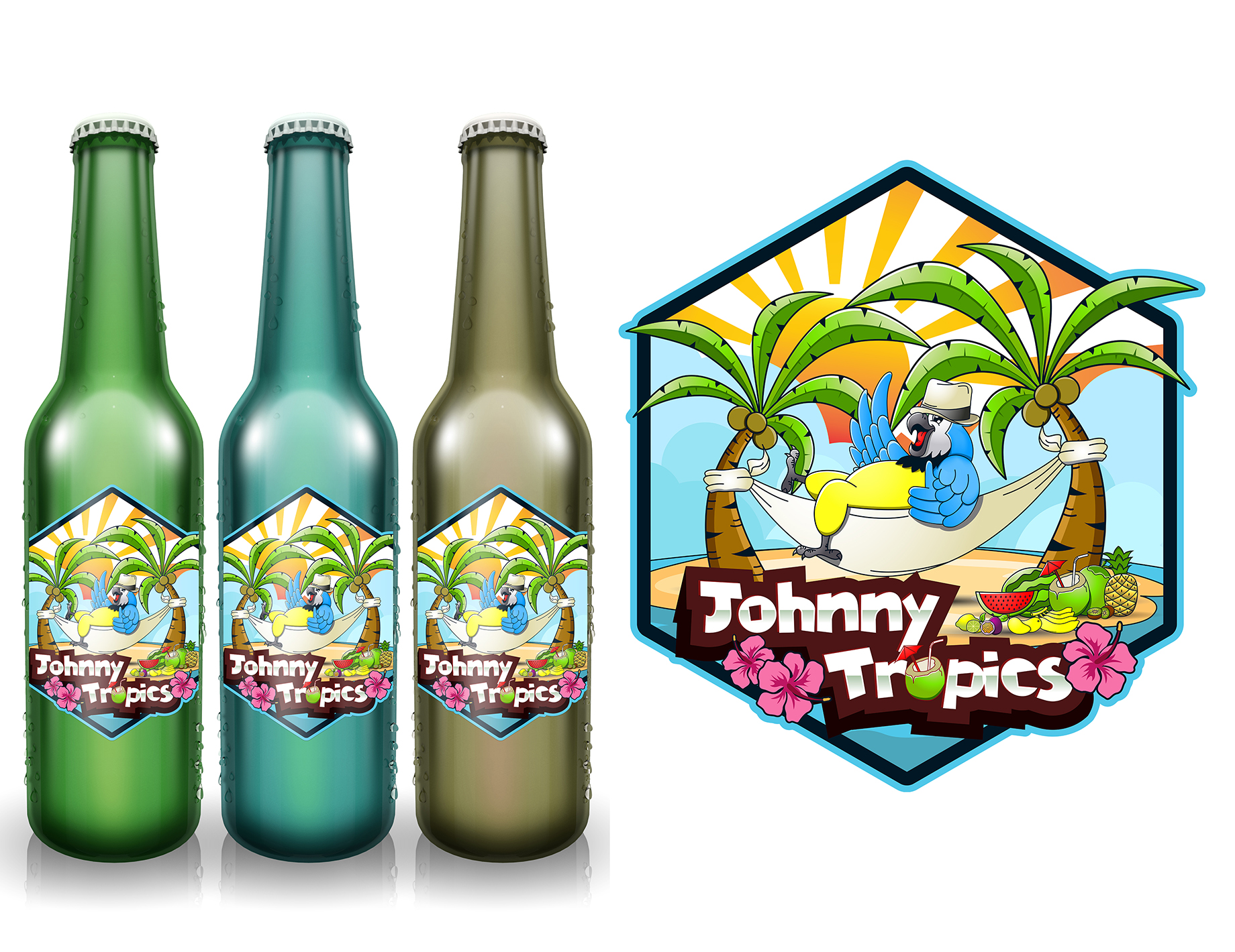 Johny Tropics by Astral D Johny Tropics in Label Design Inspiration by Astral D