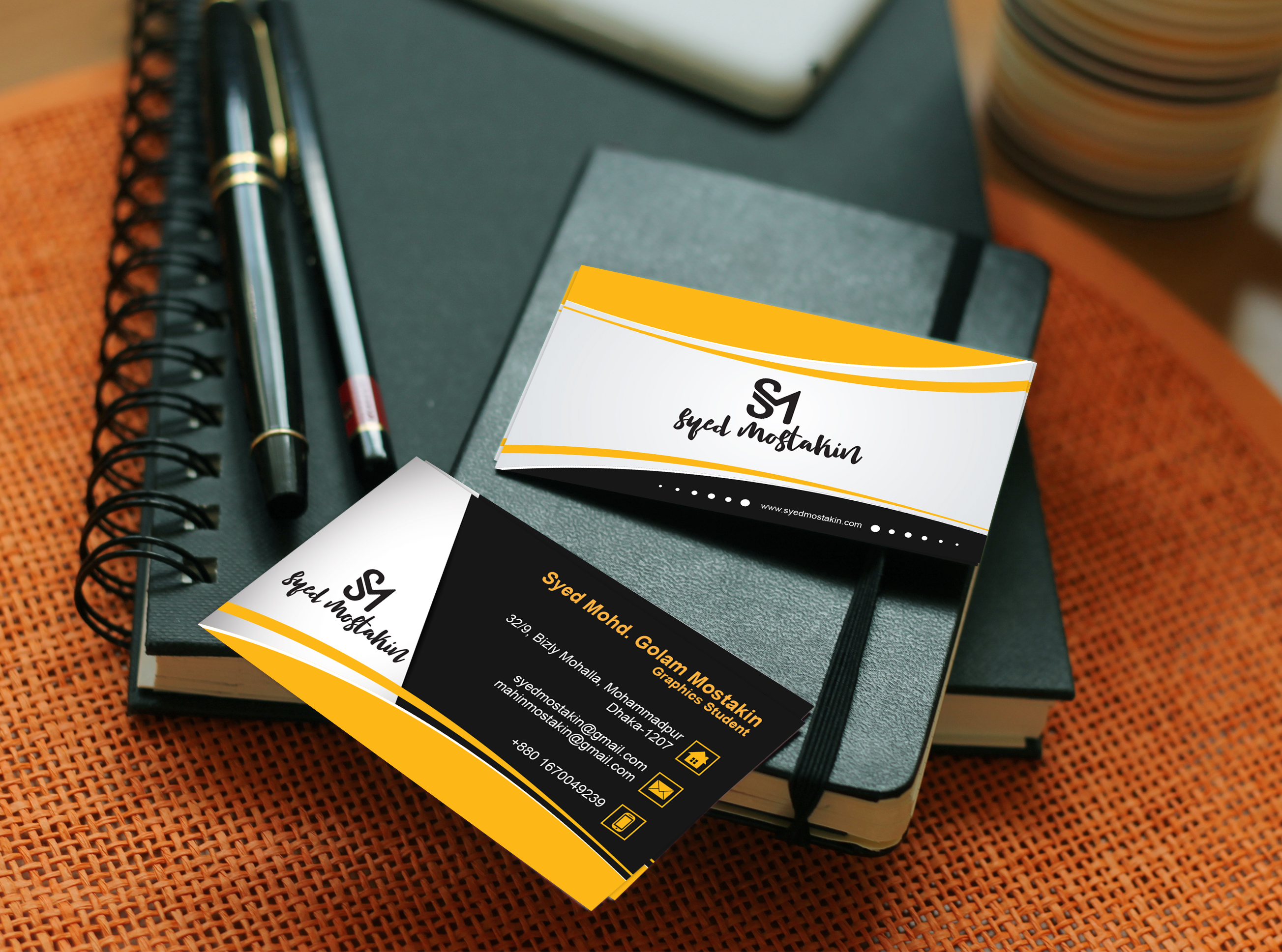 Business Card by Mahin239 Business Card in Business Card Design Inspiration by Mahin239