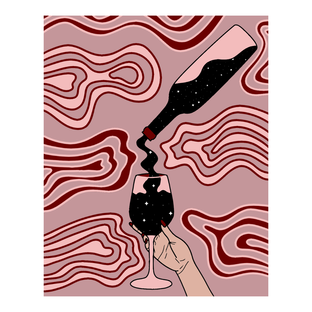 Alien Wine in Digital Art Inspiration by Creiate